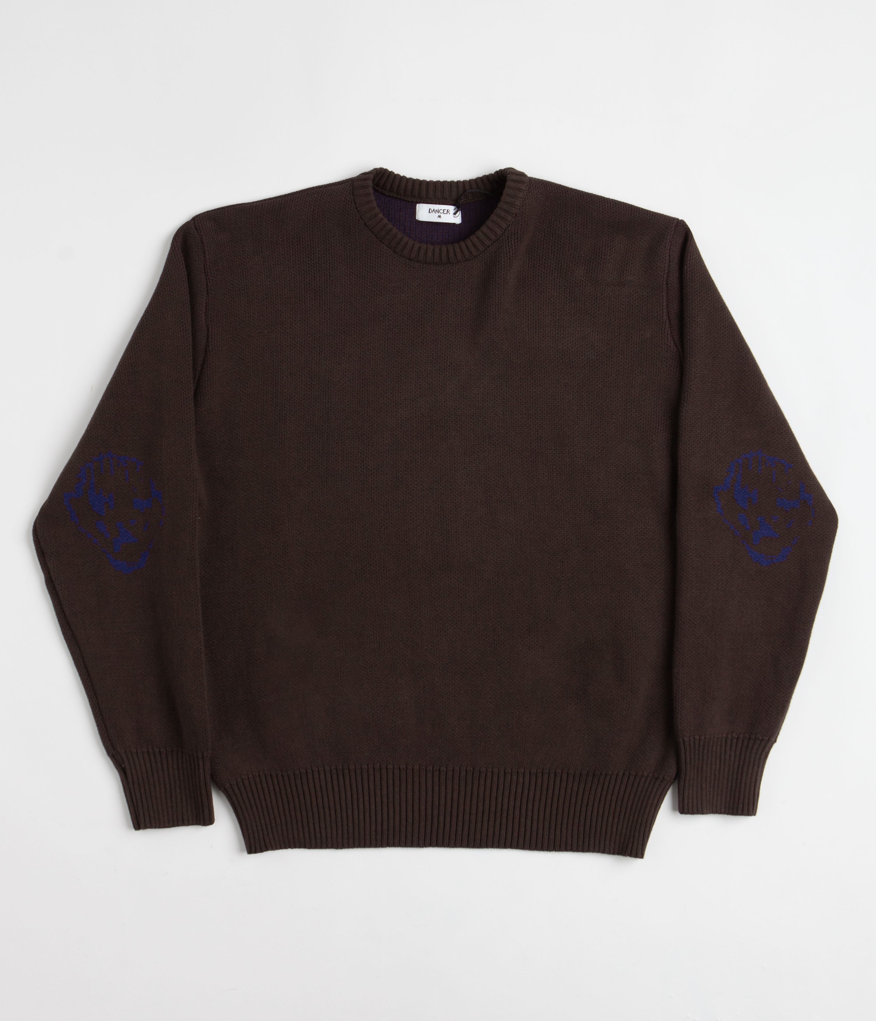 Brown Dancer Elbow Logo Crewneck Sweatshirt - A Must-Have for Skate Lovers