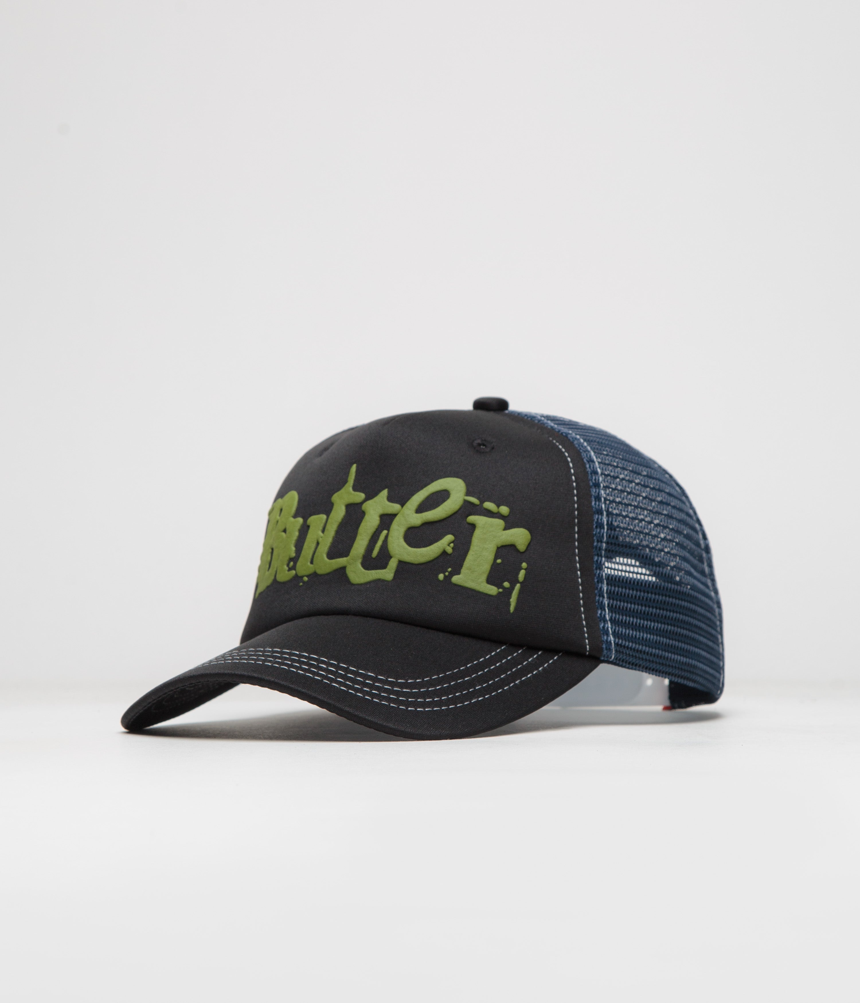 Butter Goods Stylish Black Breakdown Trucker Cap - Grab Yours Now!