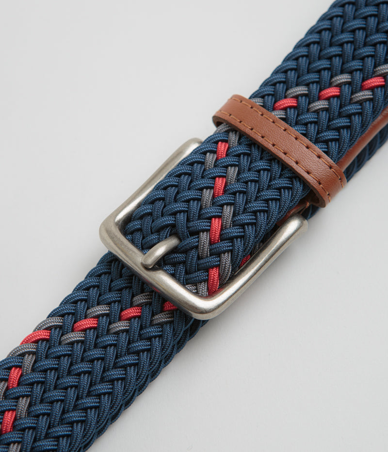 Butter Goods Navy & Multi Braided Belt - A Fashion Must-Have!
