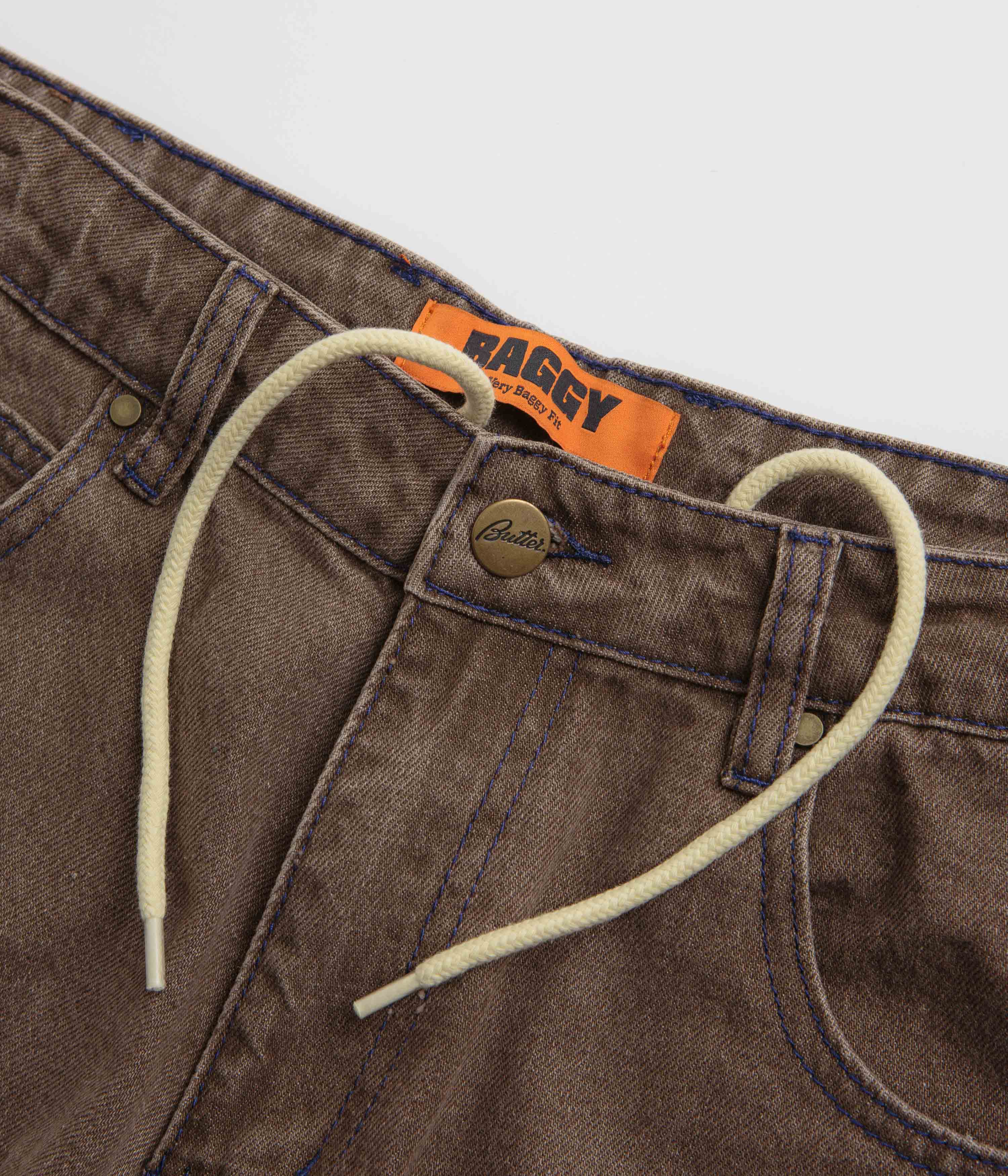 Butter Goods Washed Brown Warped Jeans - Irresistible Style!