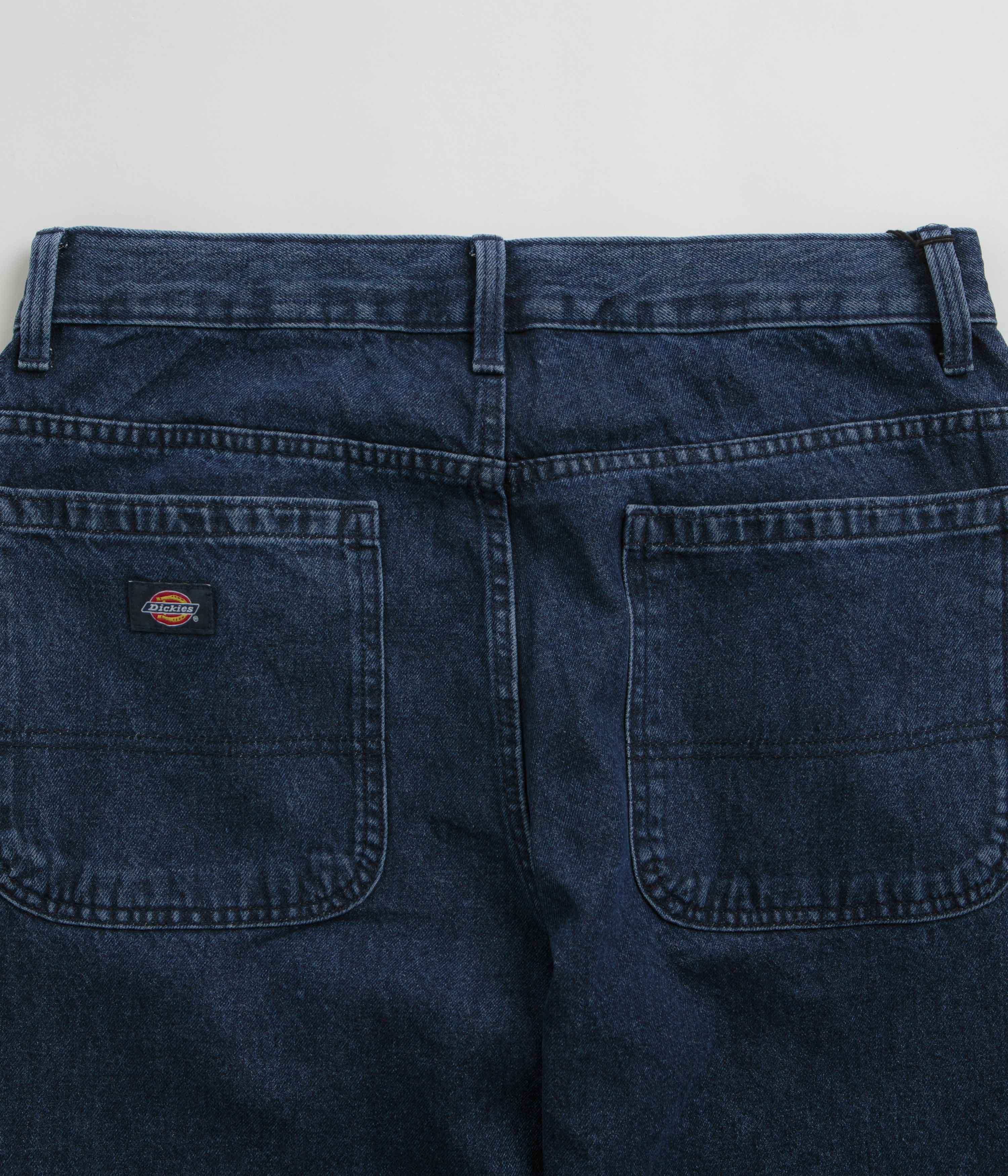 Dickies Stonewashed Indigo Blue Double Knee Jeans - A Must - Have!