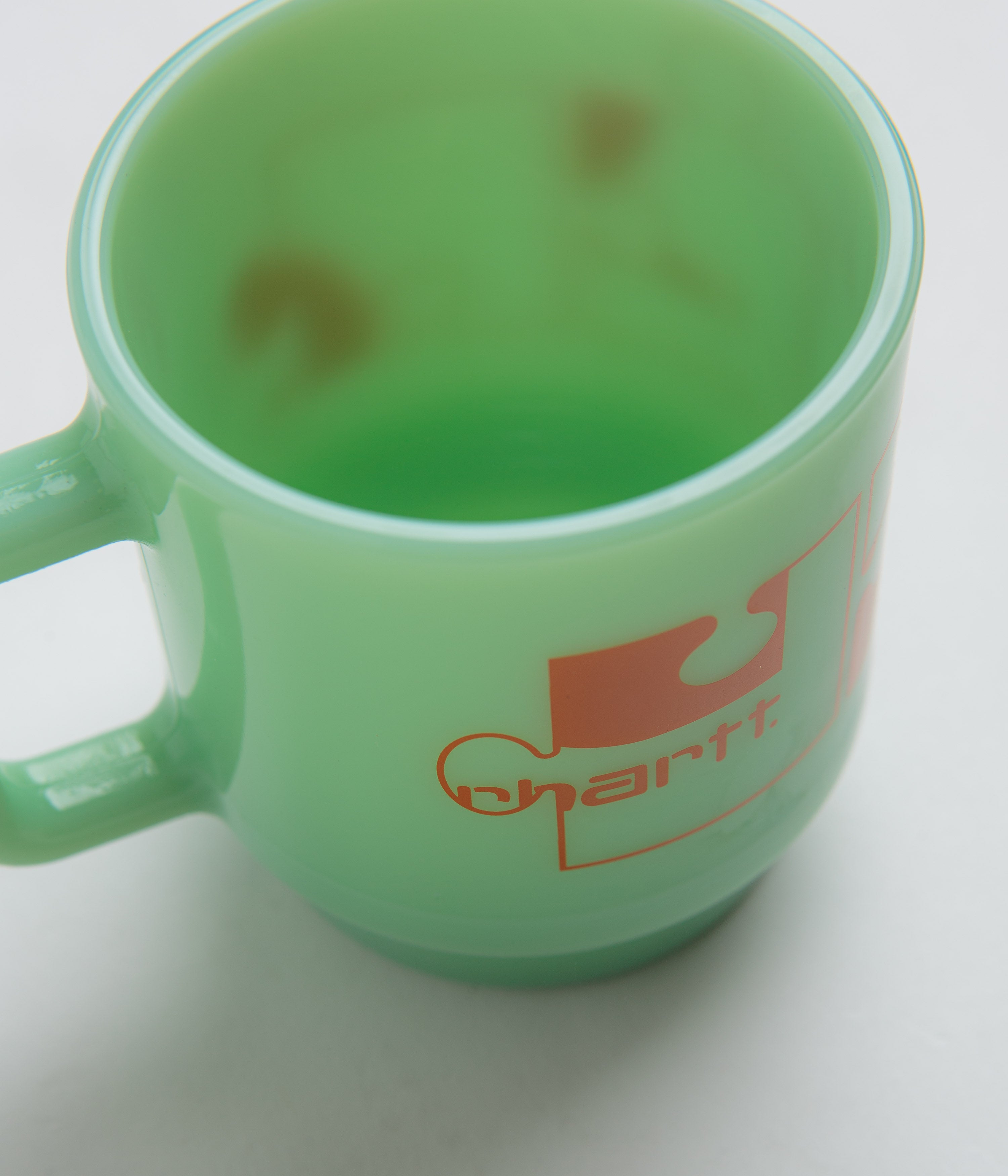 Carhartt Assemble Glass Mug - Stunning Jade & Carhartt Orange