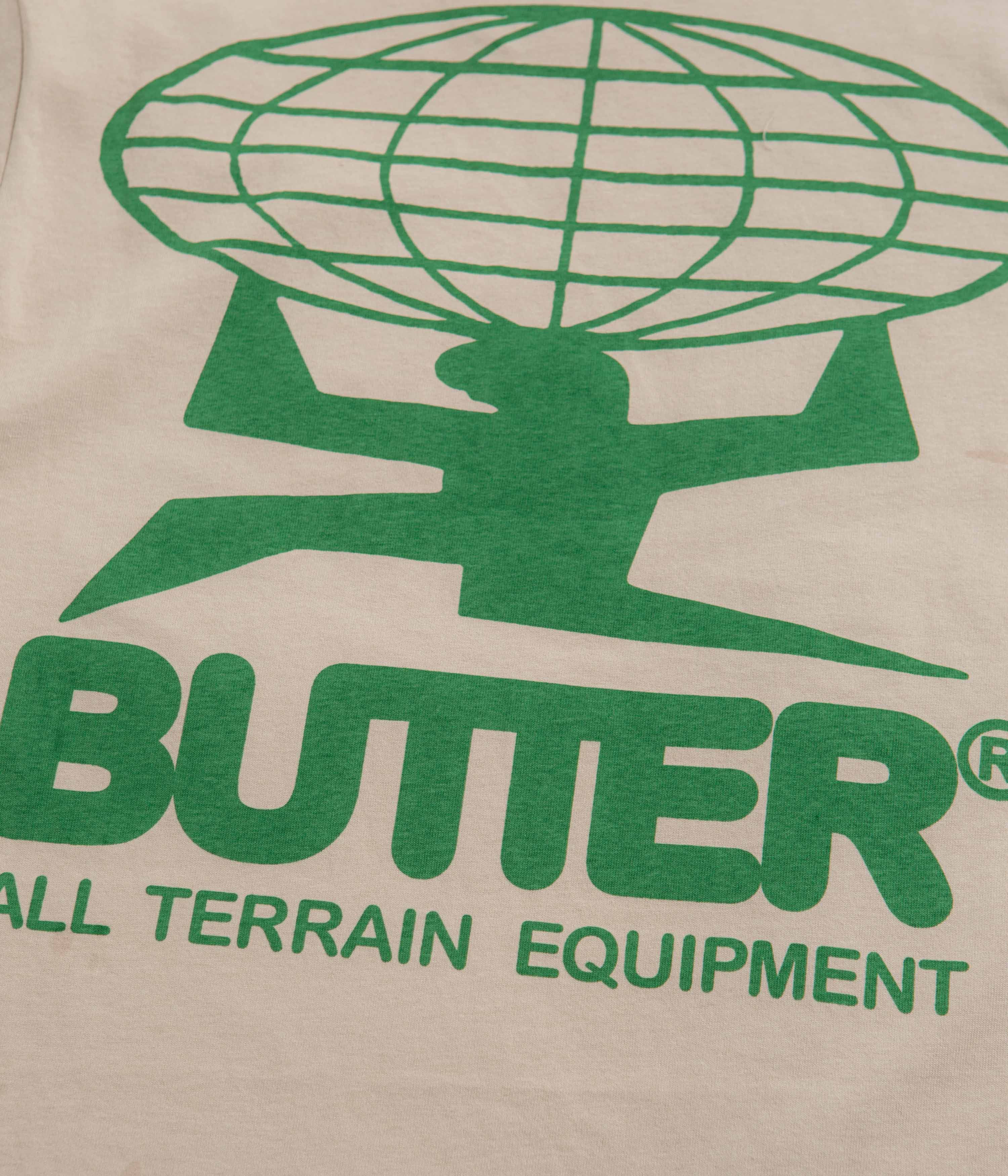 Butter Goods All Terrain T-Shirt - Stunning Sand / Green