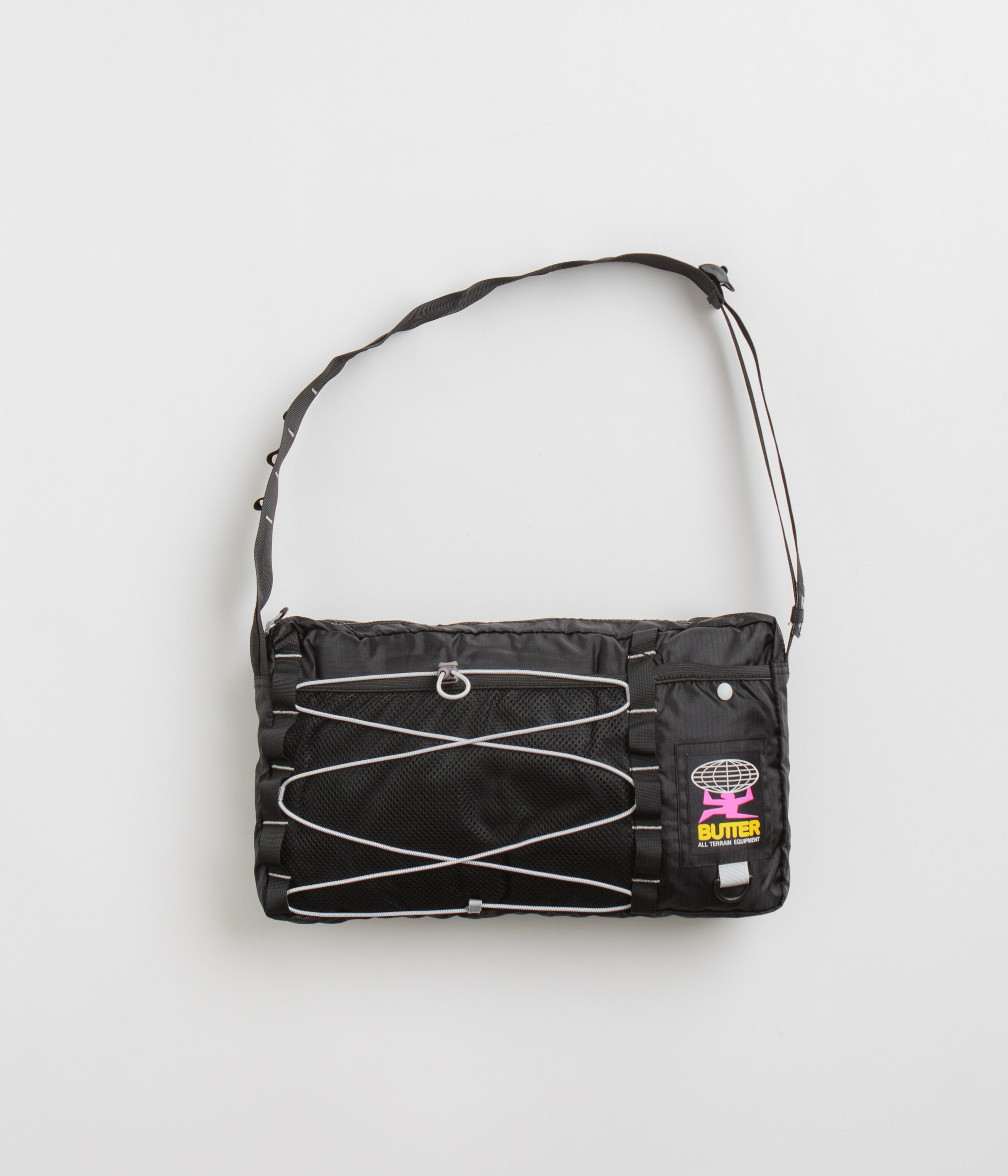 Butter Goods Express Black Side Bag - Stylish & Functional!