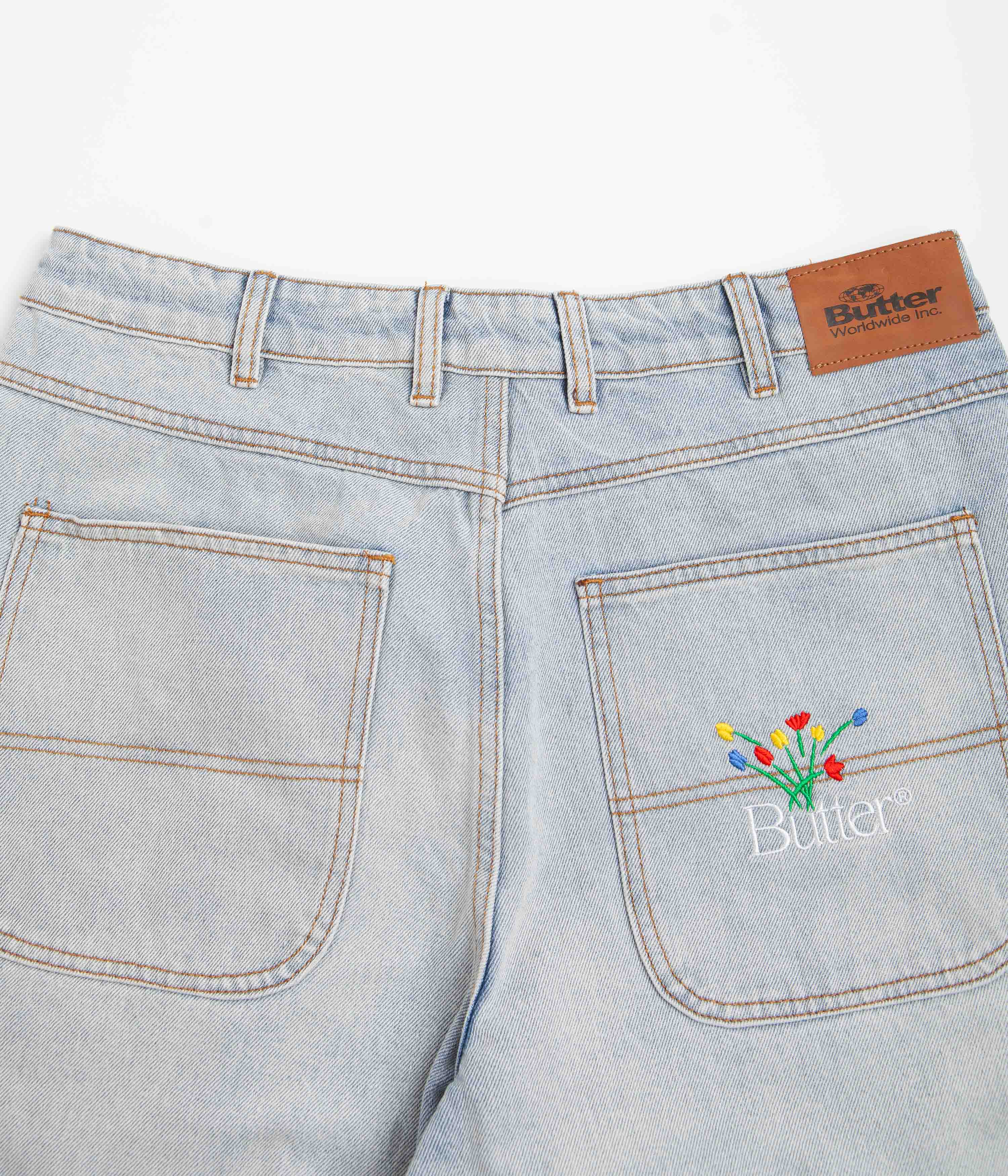 Butter Goods Light Blue Bouquet Jeans - A Skate Style Must-Have