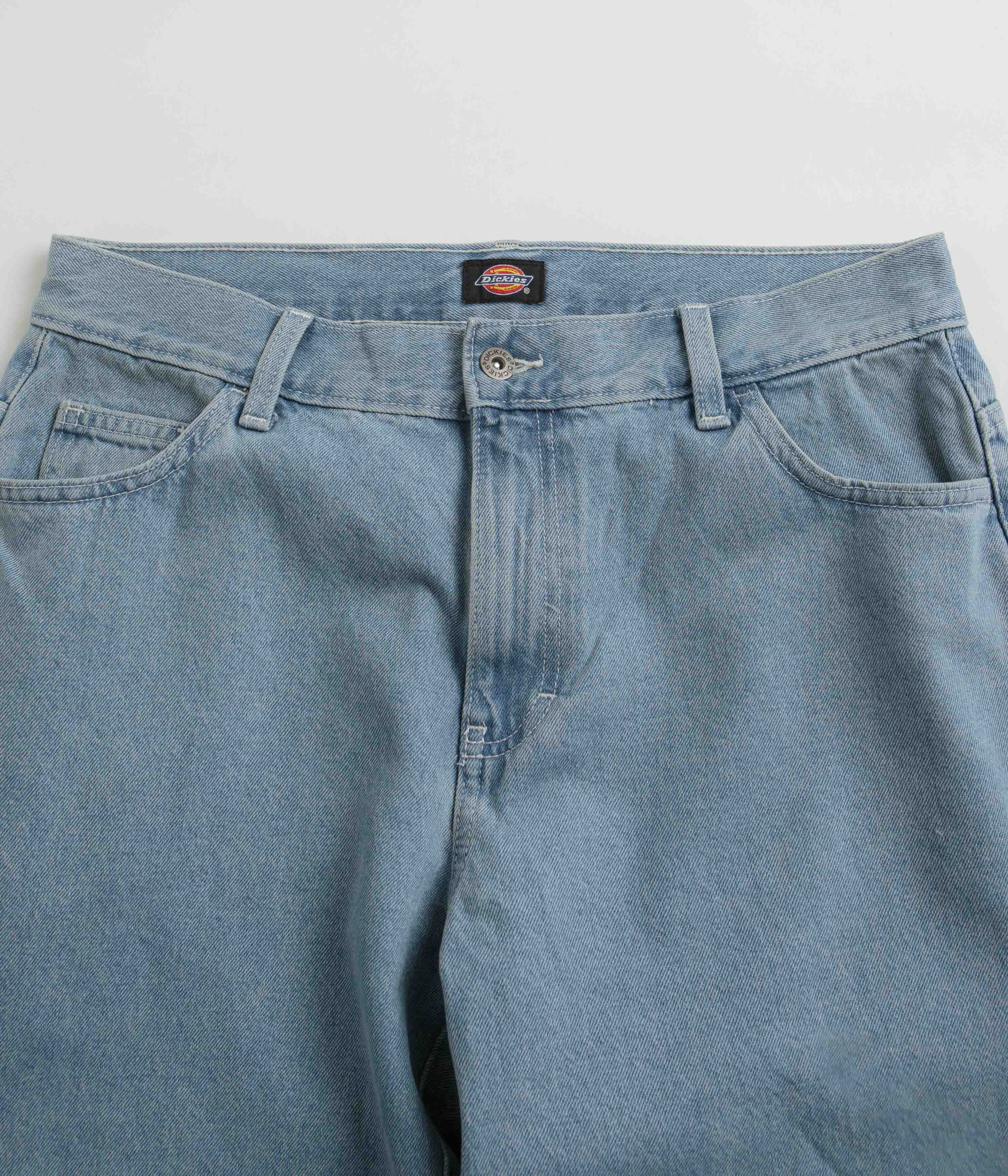Dickies Light Wash Double Knee Jeans - A Must-Have for Style Enthusiasts!