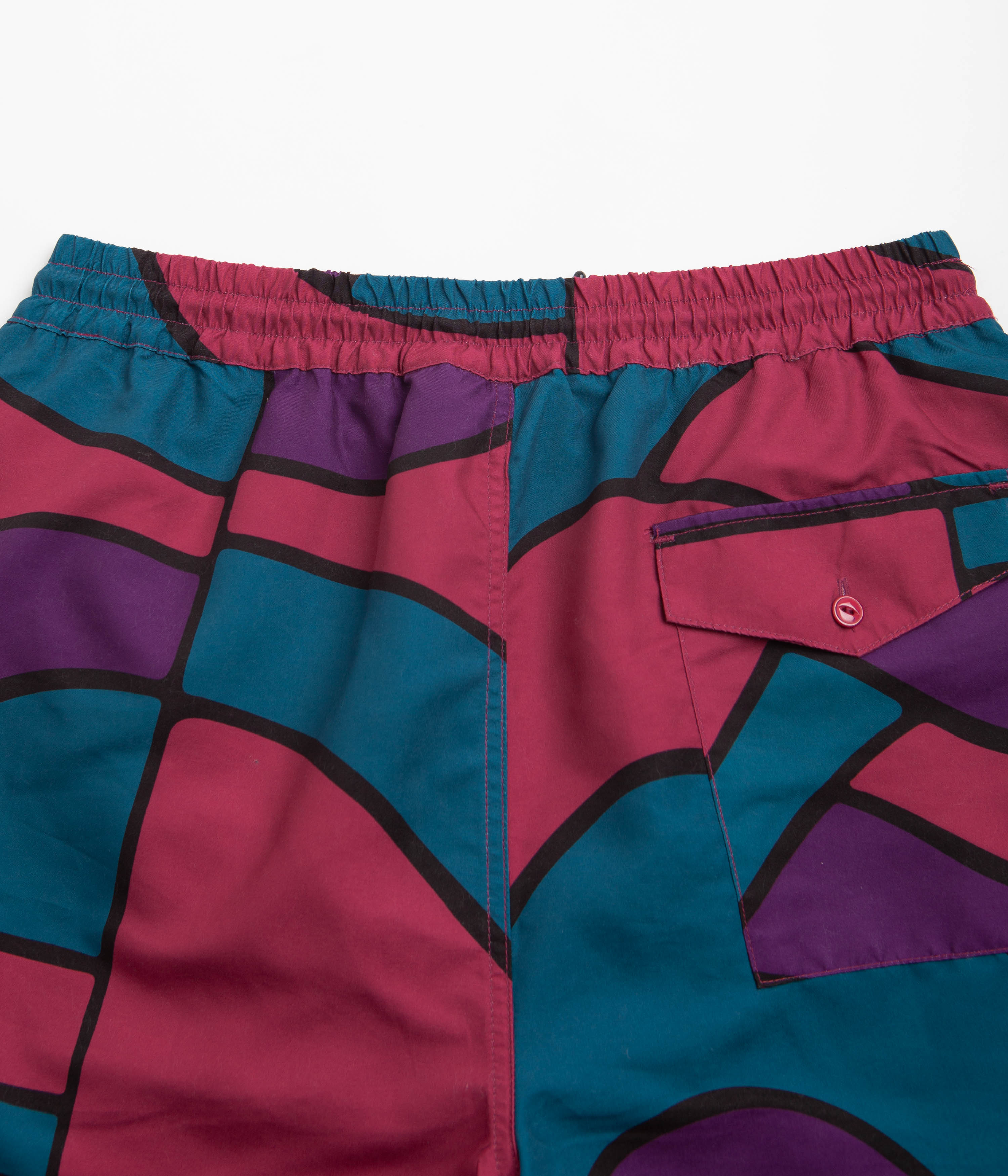 by Parra Multi-Color Mountain Waves Swim Shorts: A Splash of Style!