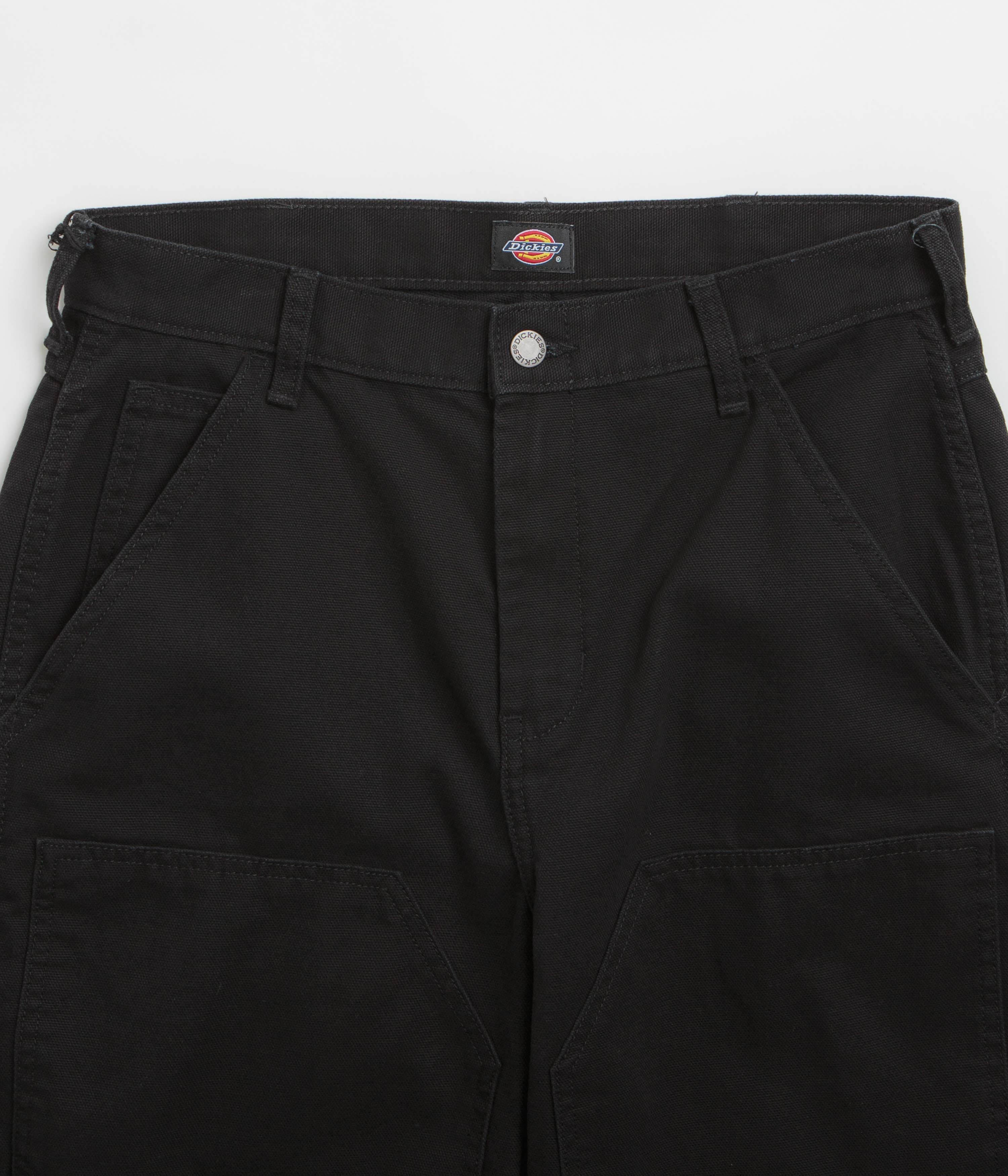 Dickies Stone Washed Black Duck Canvas Chap Shorts - Style That Lasts!