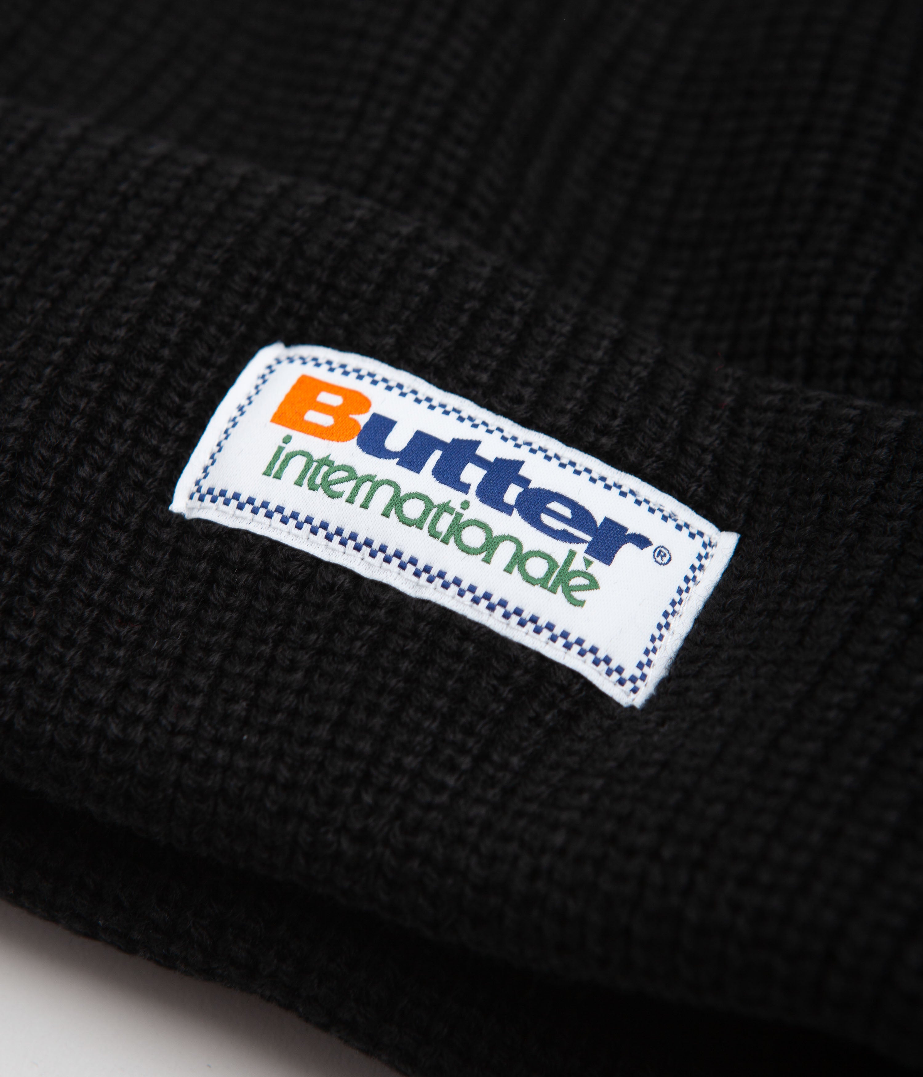 Butter Goods Internationale Stylish Black Beanie