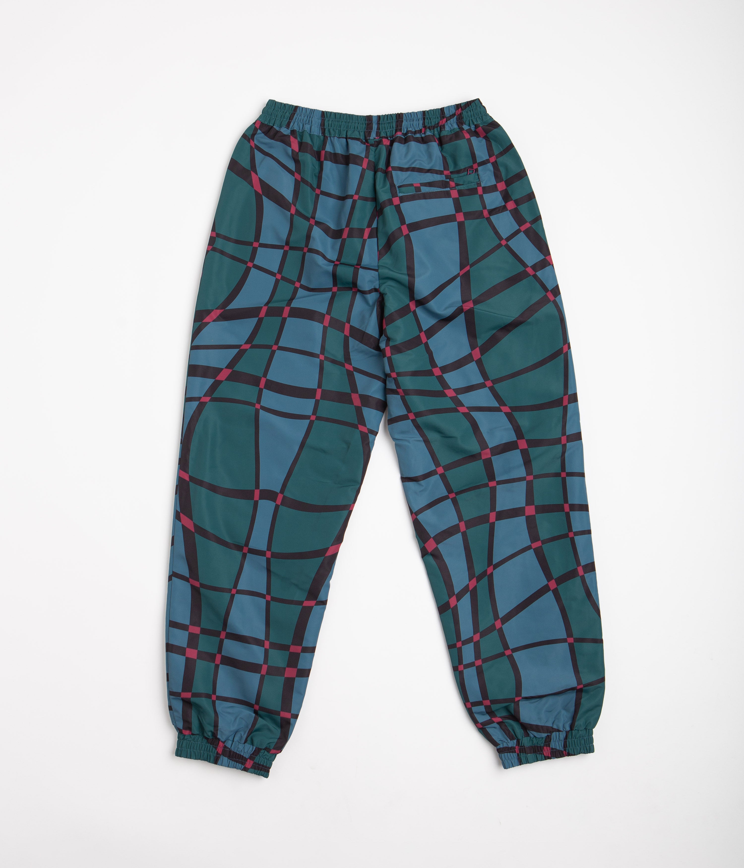 by Parra Multi Check Squared Waves Pattern Track Pants - A Must-Have!