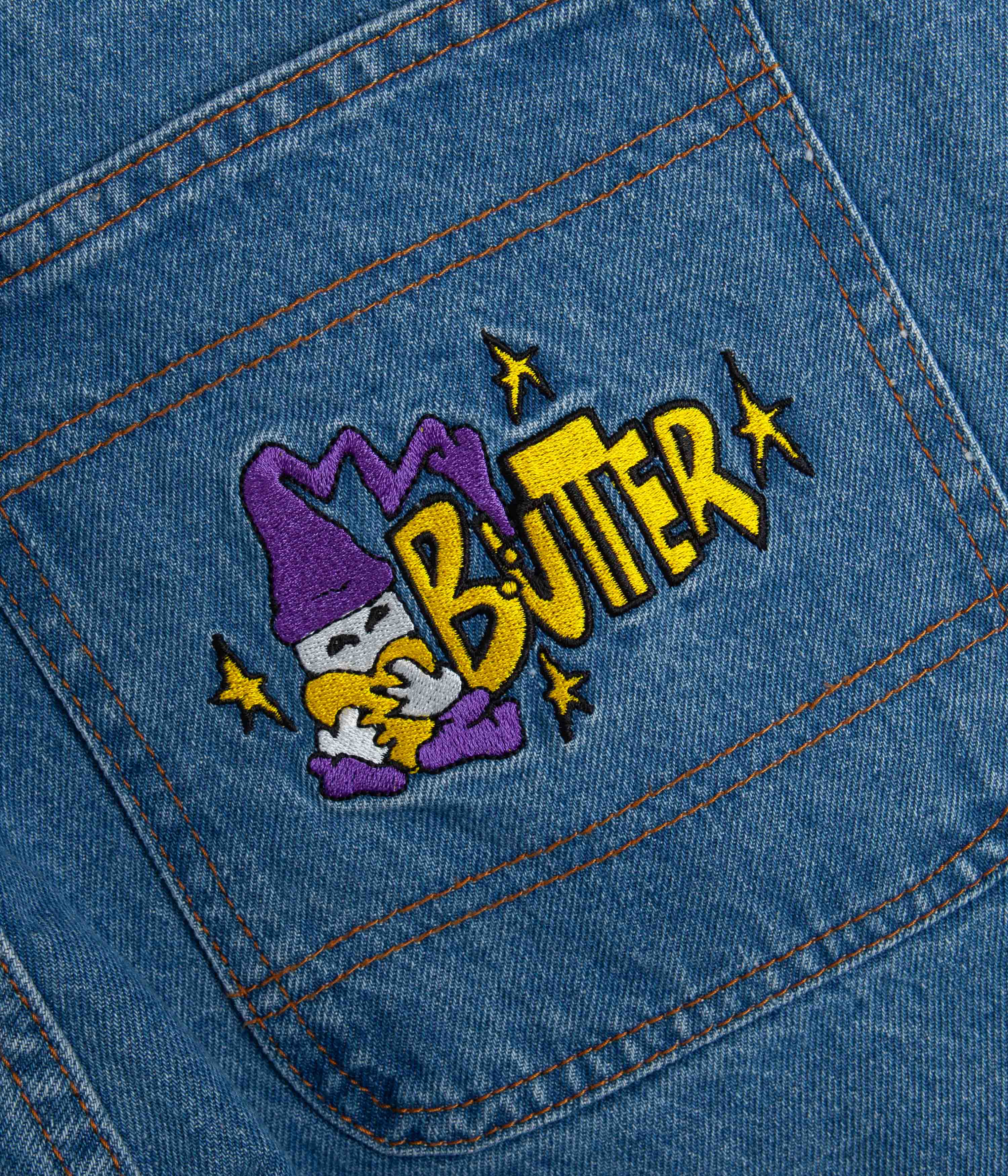 Butter Goods Wizard Jeans - Washed Indigo: Skate Style Essential