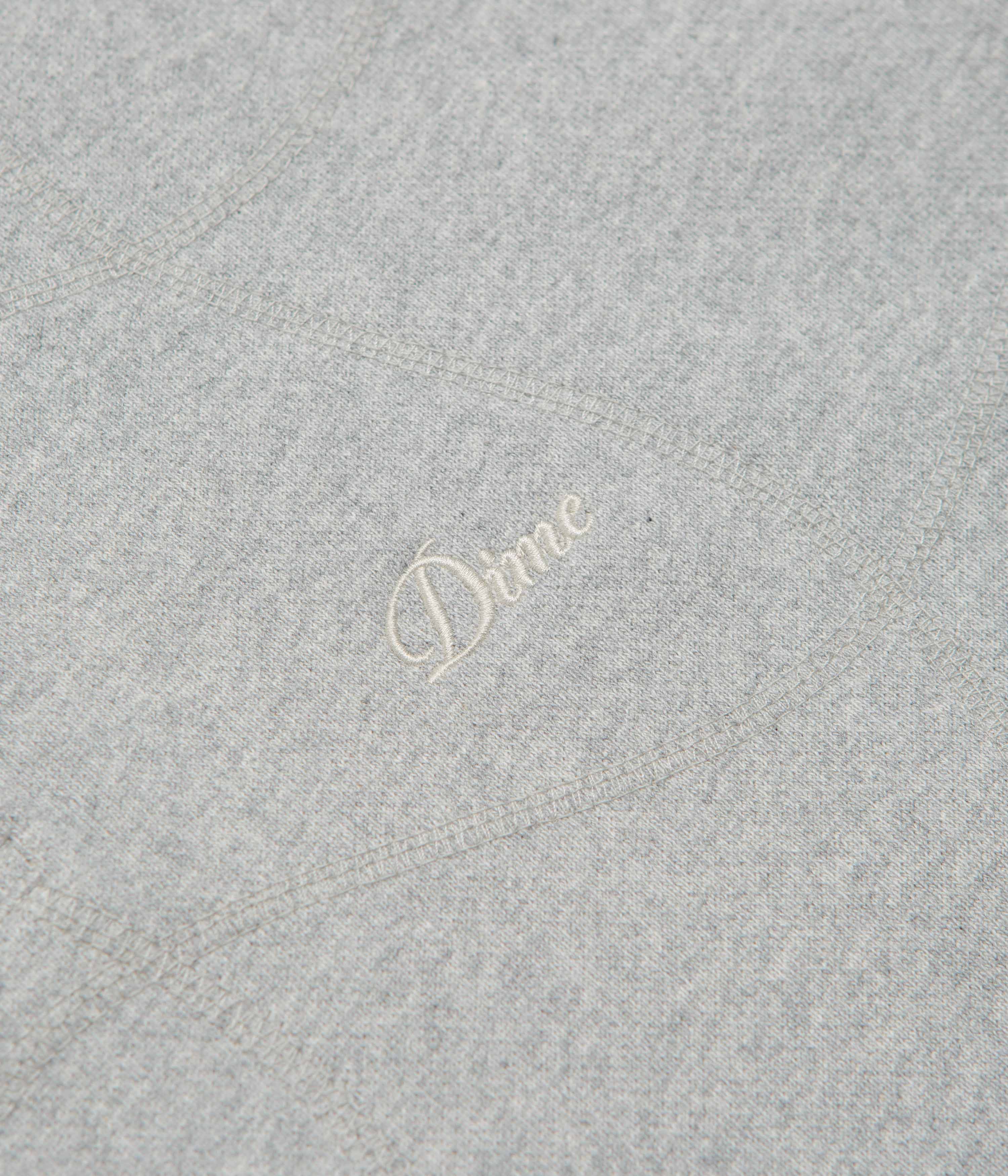 Stylish Dime Wave Rugby Shirt in Trendy Heather Grey