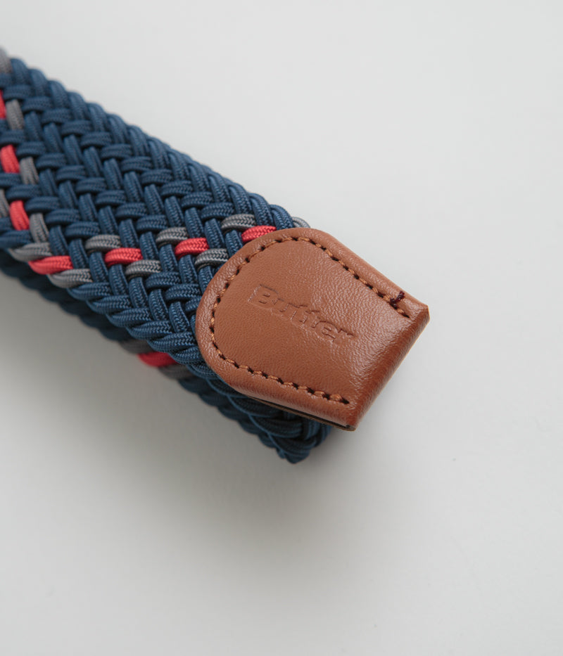 Butter Goods Navy & Multi Braided Belt - A Fashion Must-Have!