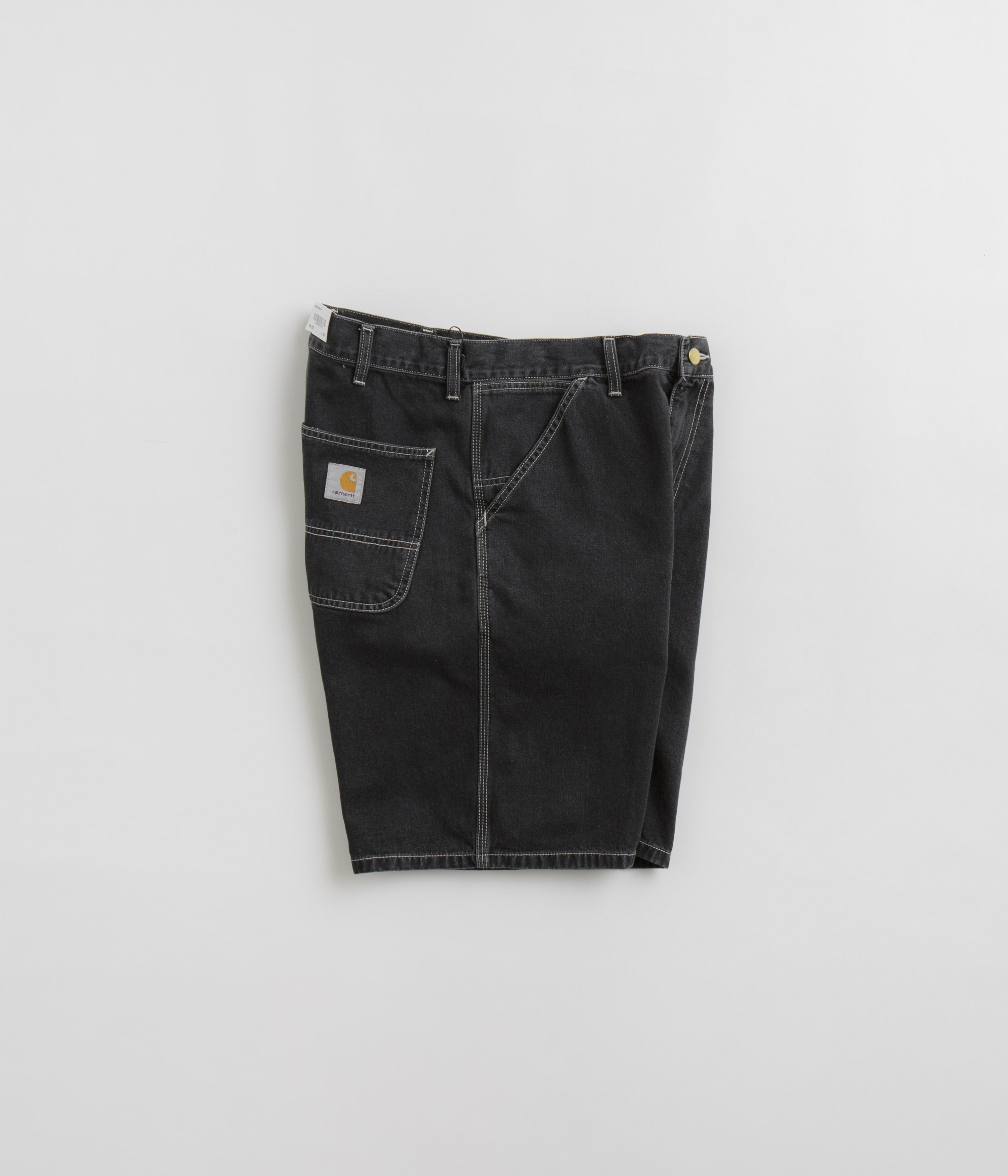 Carhartt Heavy Stone Washed Black Simple Shorts - A Must - Have!