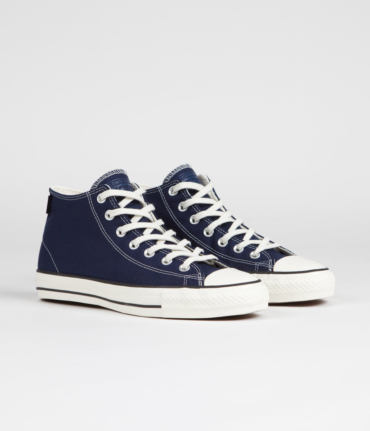 Converse CTAS Pro Canvas Mid Shoes - Stunning Midnight Navy / Black / Egret