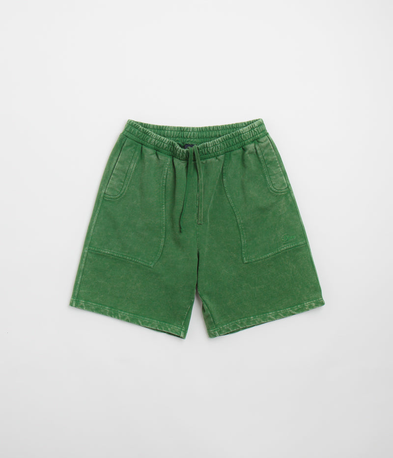 Dime Cyclone French Terry Shorts - Stunning Evergreen Snow Washed