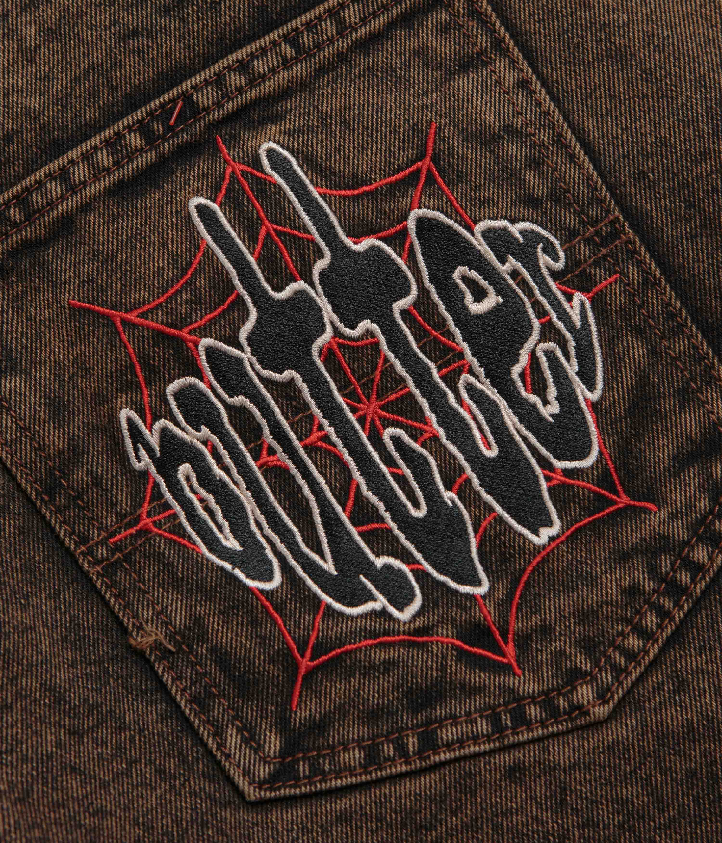 Butter Goods Acid Brown Spider Denim Shorts - A Fashion Sensation!