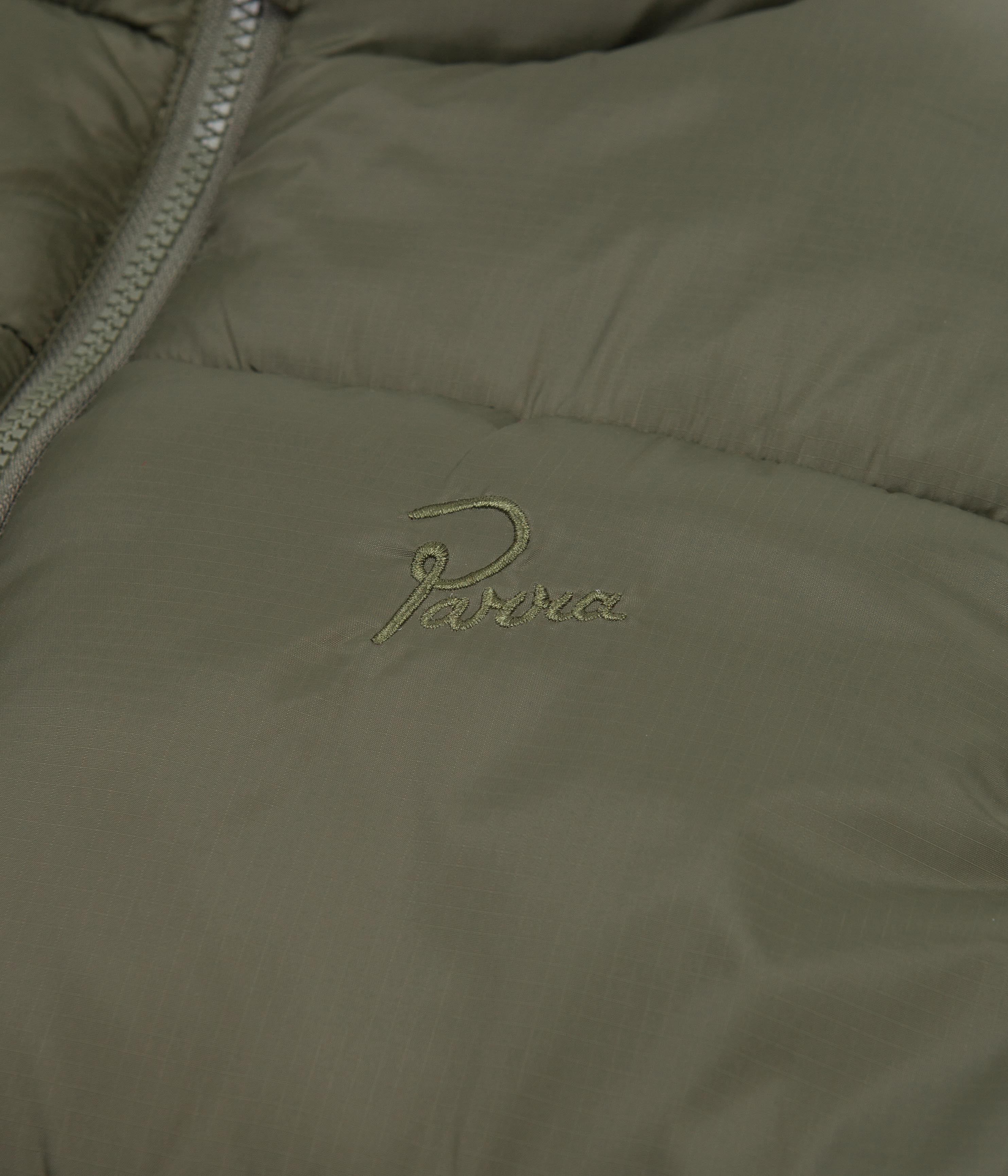 by Parra Olive Sitting Pear Puffer Vest - Stay Warm in Style!
