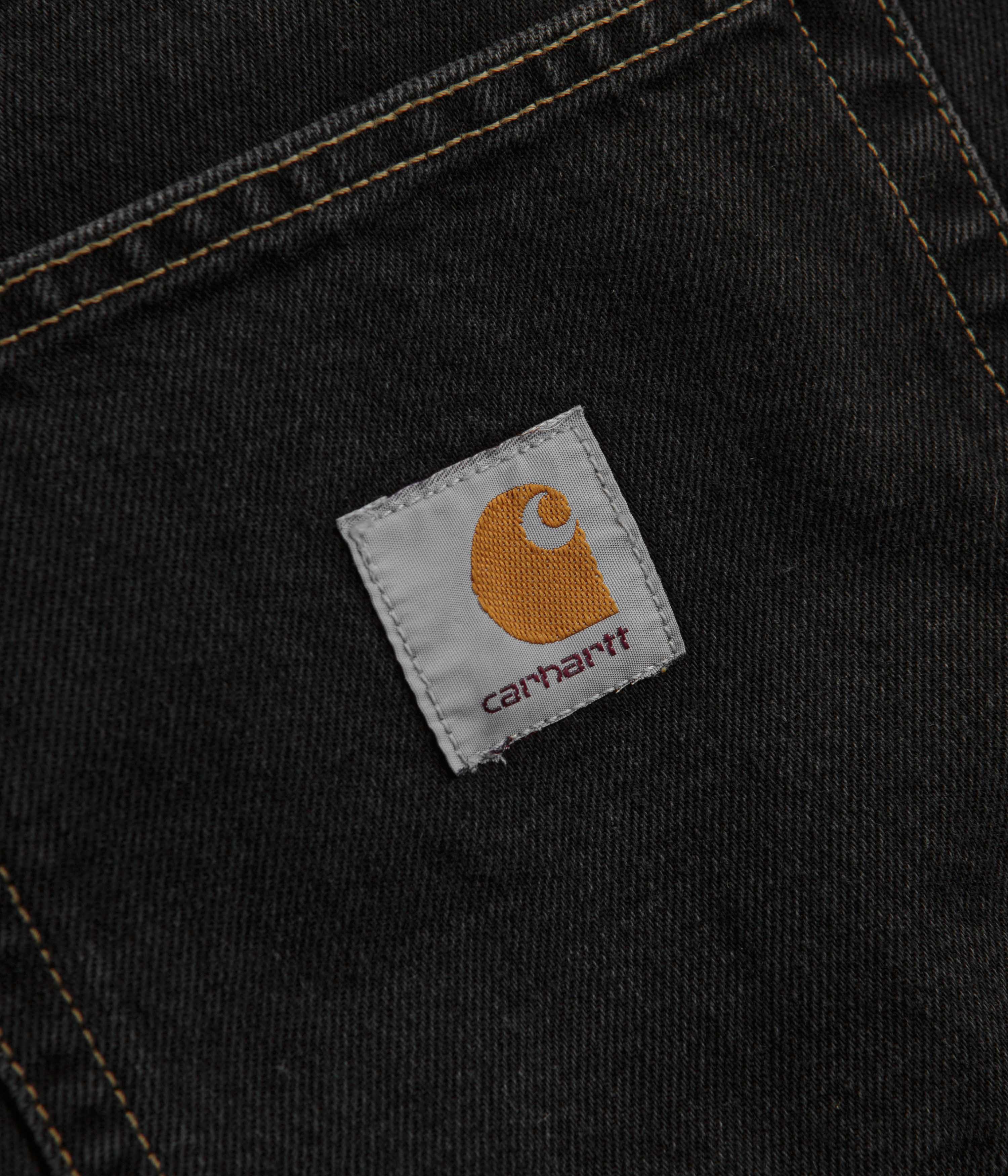 Carhartt Brandon Black Stone Wash Denim Pants - A Must - Have!