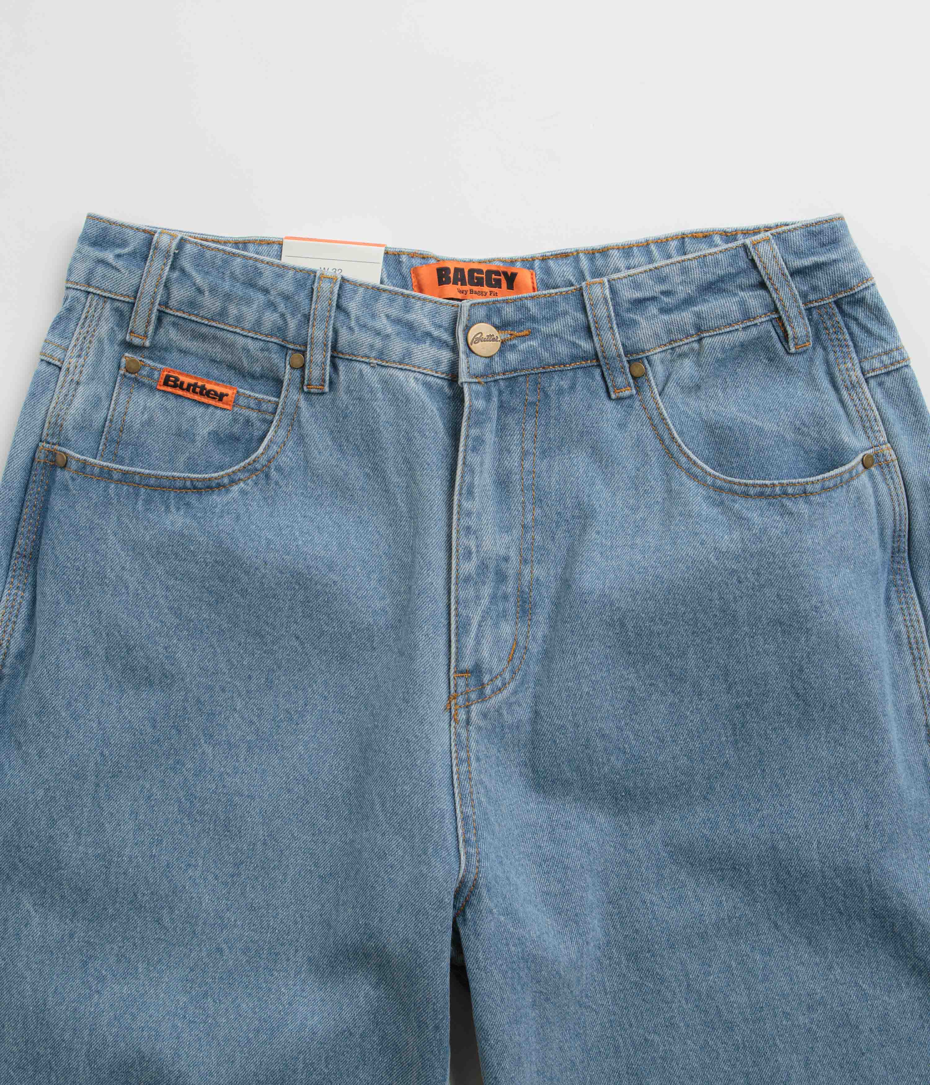 Butter Goods Washed Indigo Baggy Jeans - The Ultimate Fashion Statement
