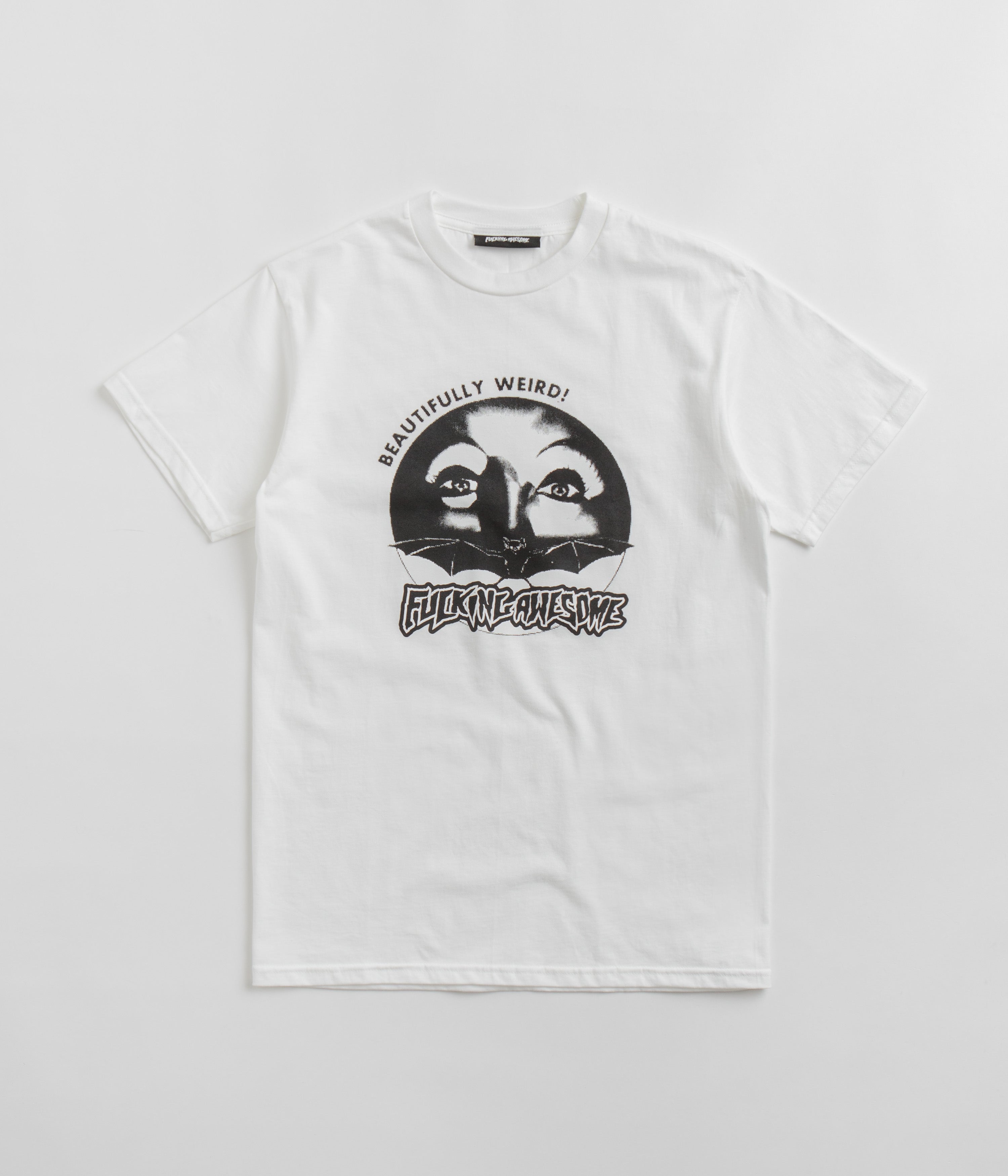 Fucking Awesome White 'Beautifully Weird' T-Shirt - A Must-Have!