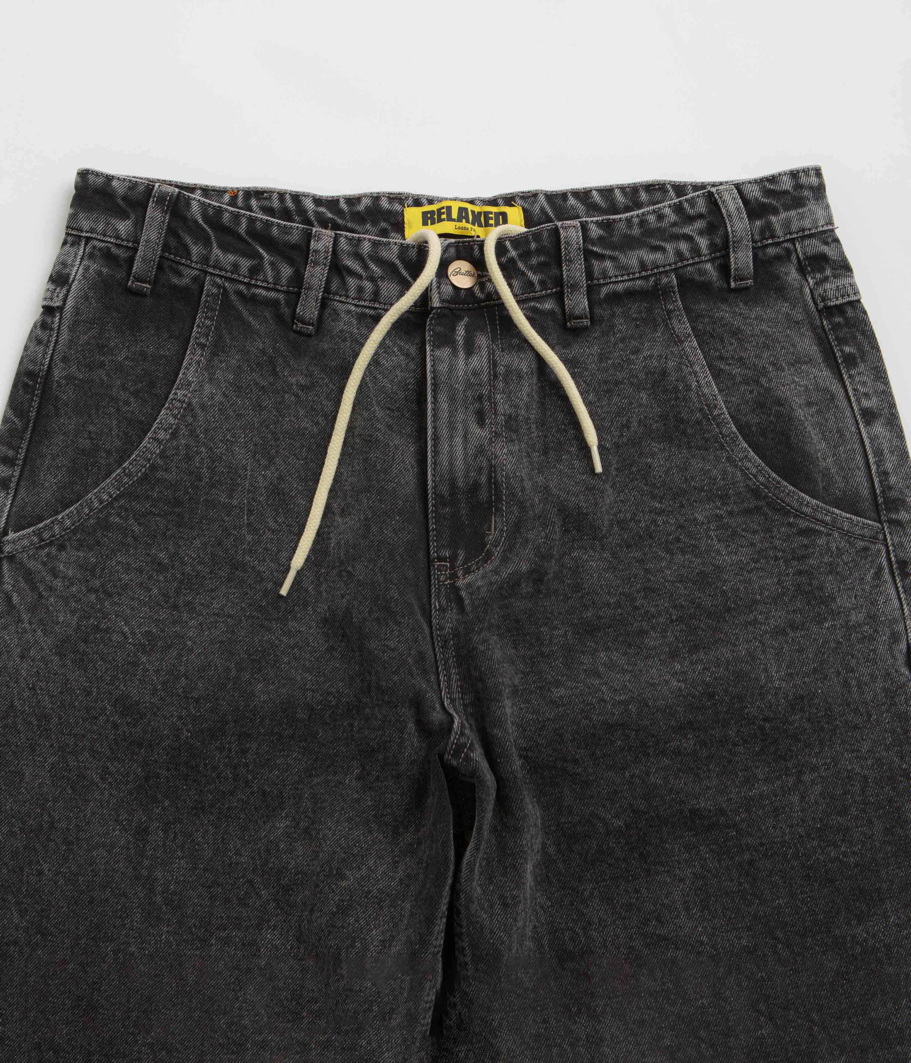 Butter Goods Alpine Distressed Black Jeans - A Must-Have!