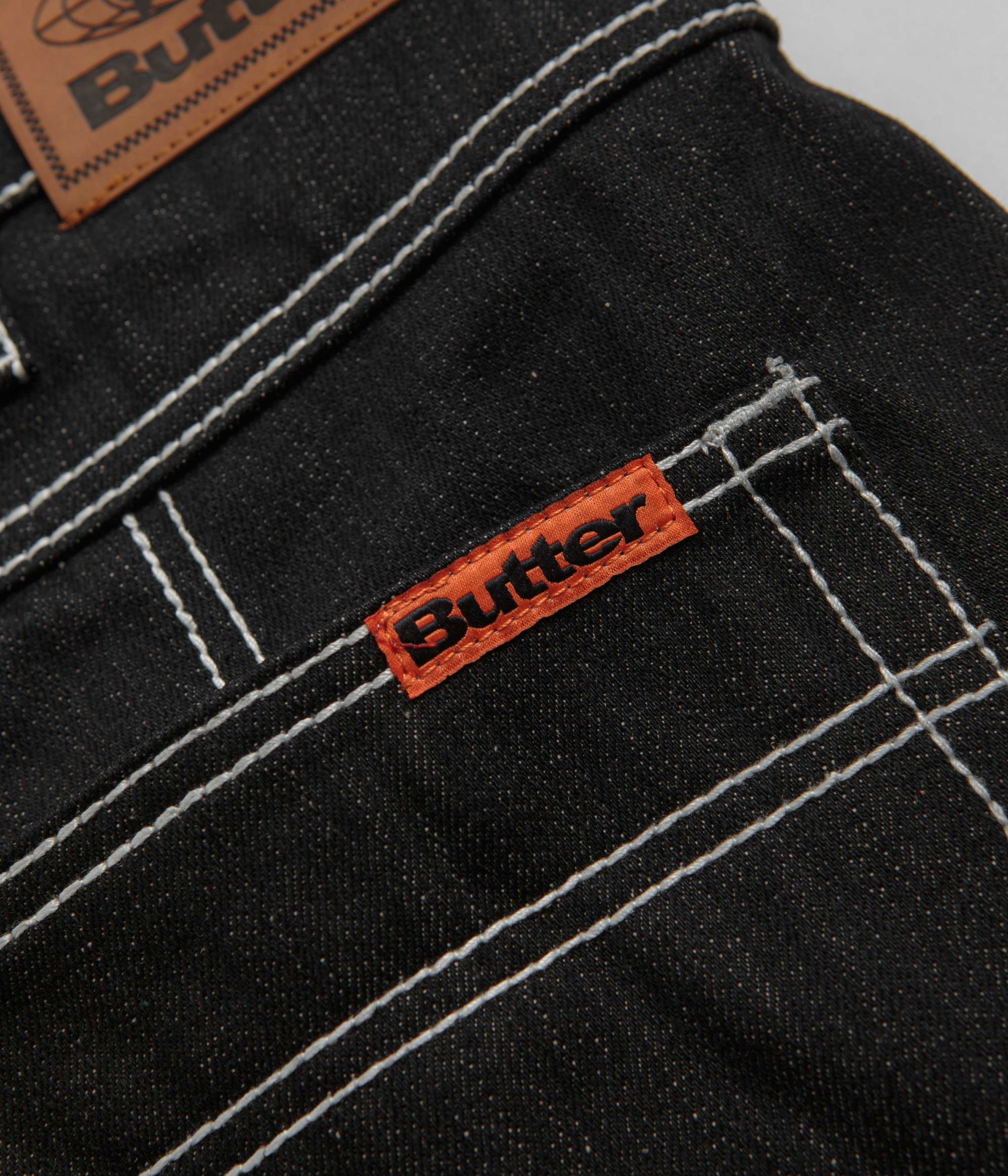 Butter Goods Adilson Black Jeans - Ultra Baggy Style