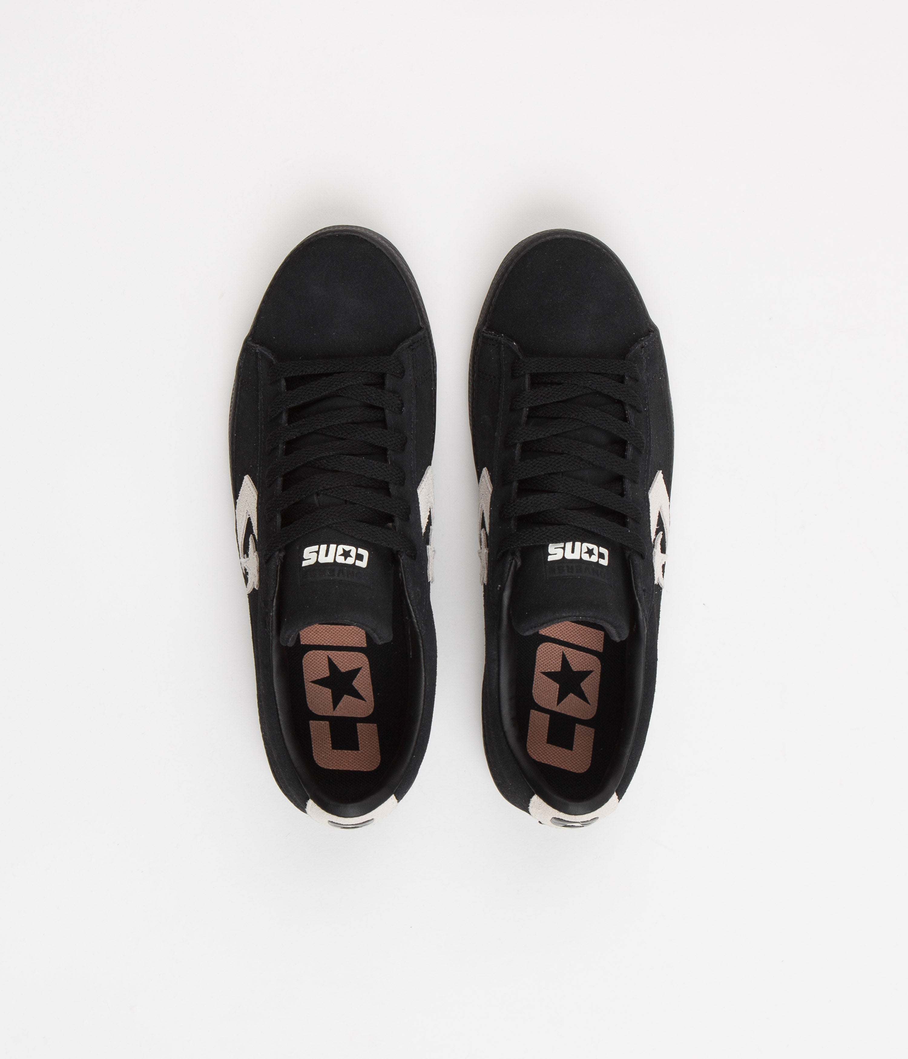 Converse Pro Leather Vulcanized Pro Ox Shoes - Stylish Black/Egret Combo