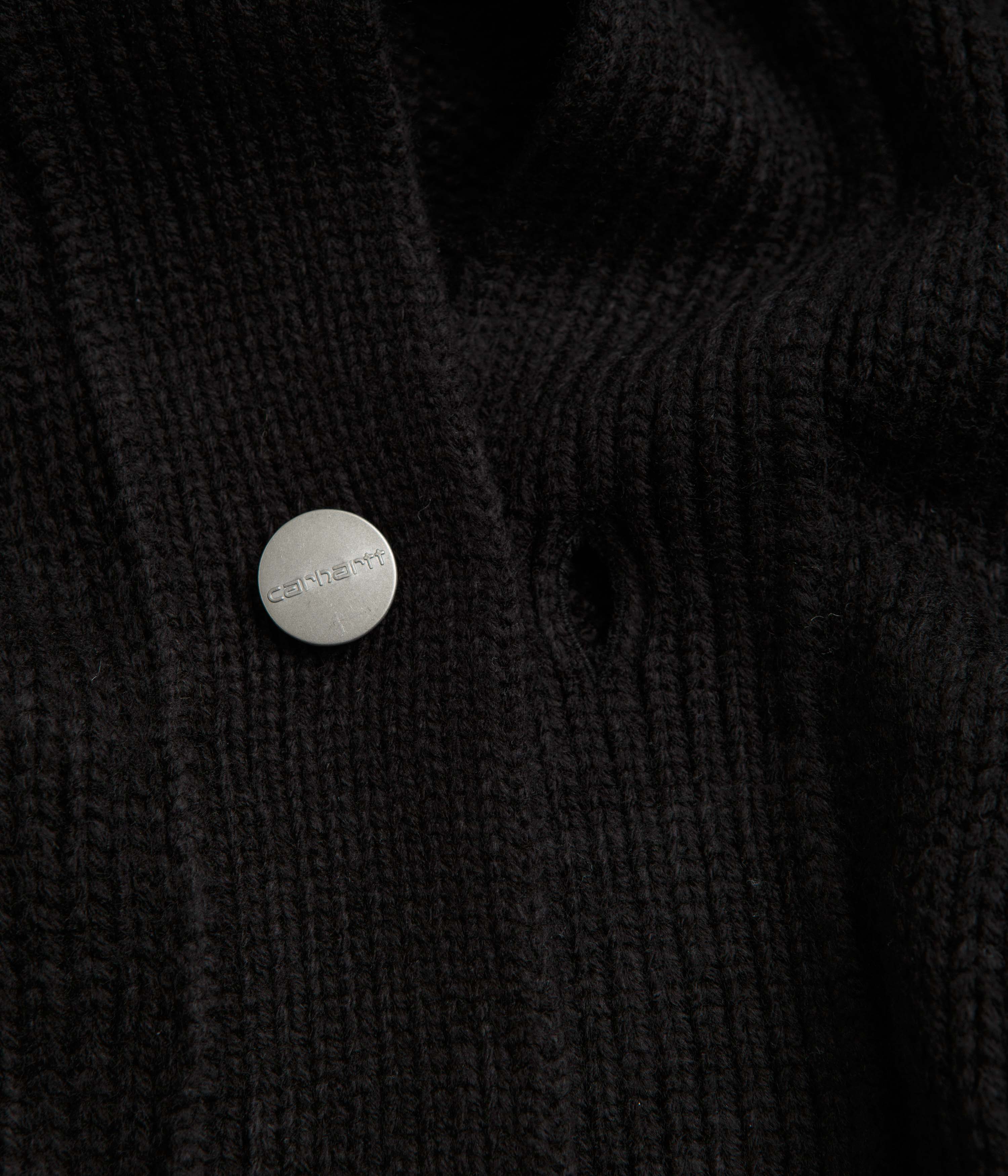 Carhartt Santa Fe Cardigan - Sleek Black Style