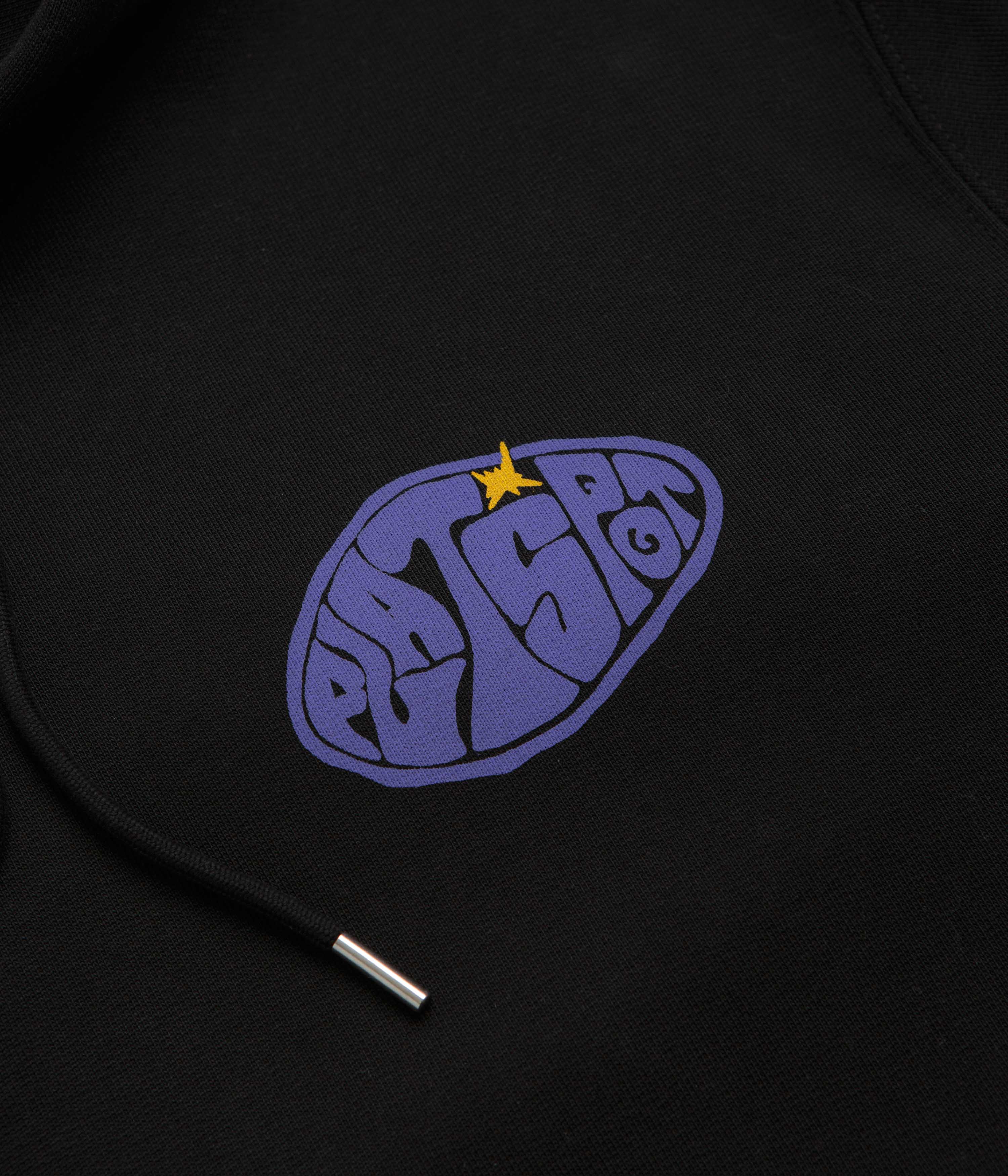 Stylish Black Flatspot Hole Hoodie - A Must-Have!