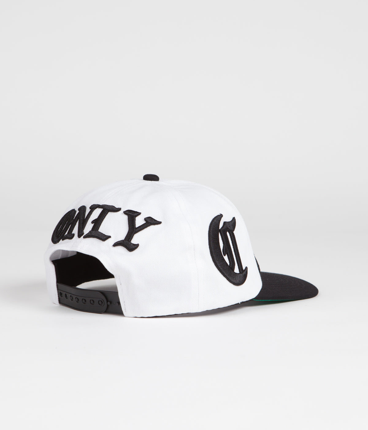Cash Only Script Cap - Striking White & Black