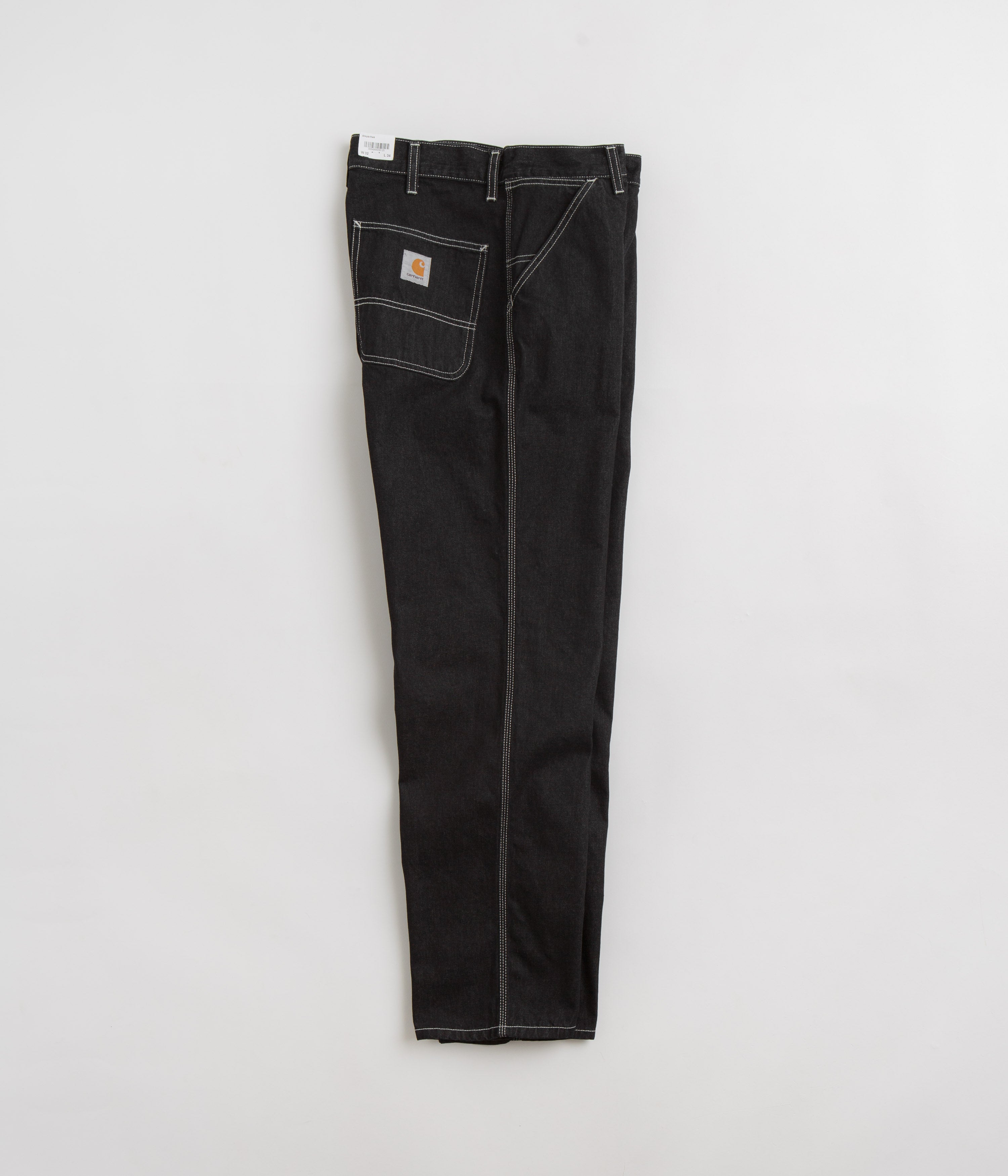 Carhartt One Wash Black Simple Pants - Timeless Style for Everyday!