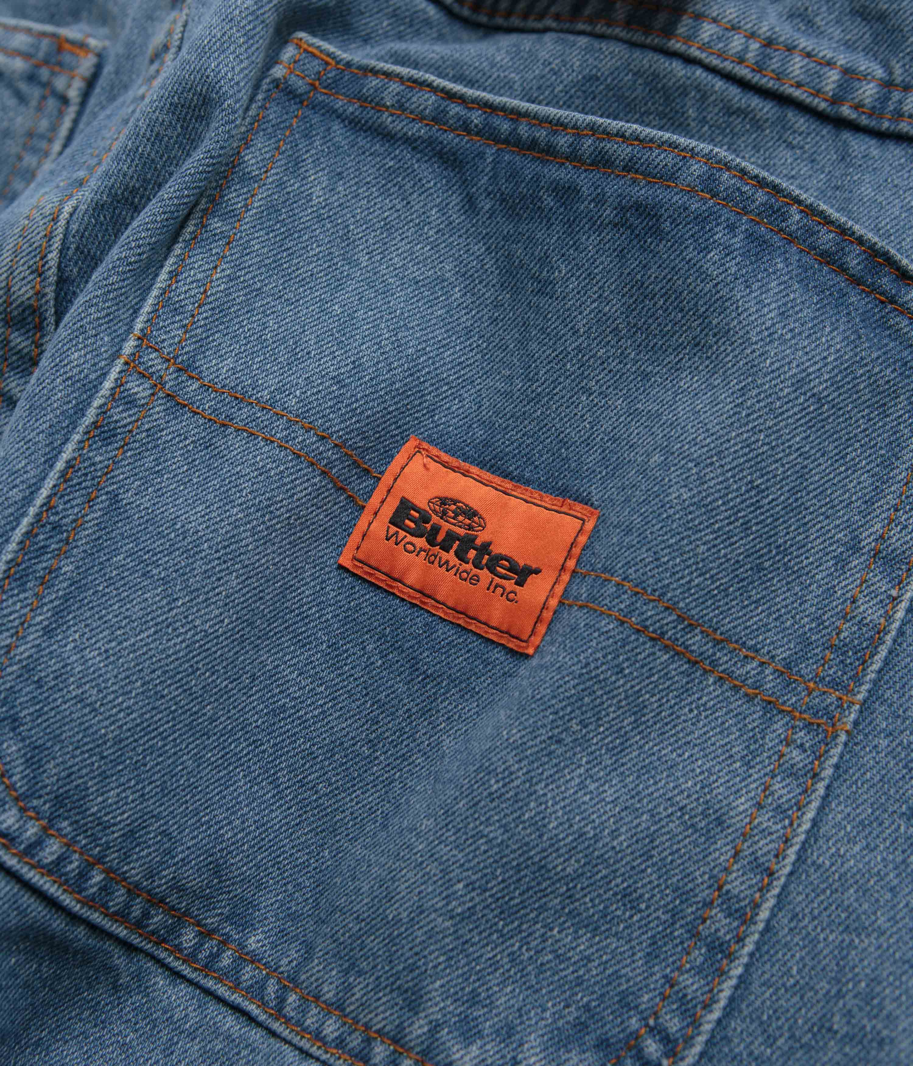 Butter Goods Santosuosso Washed Indigo Denim Pants - Ultra Baggy & Stylish