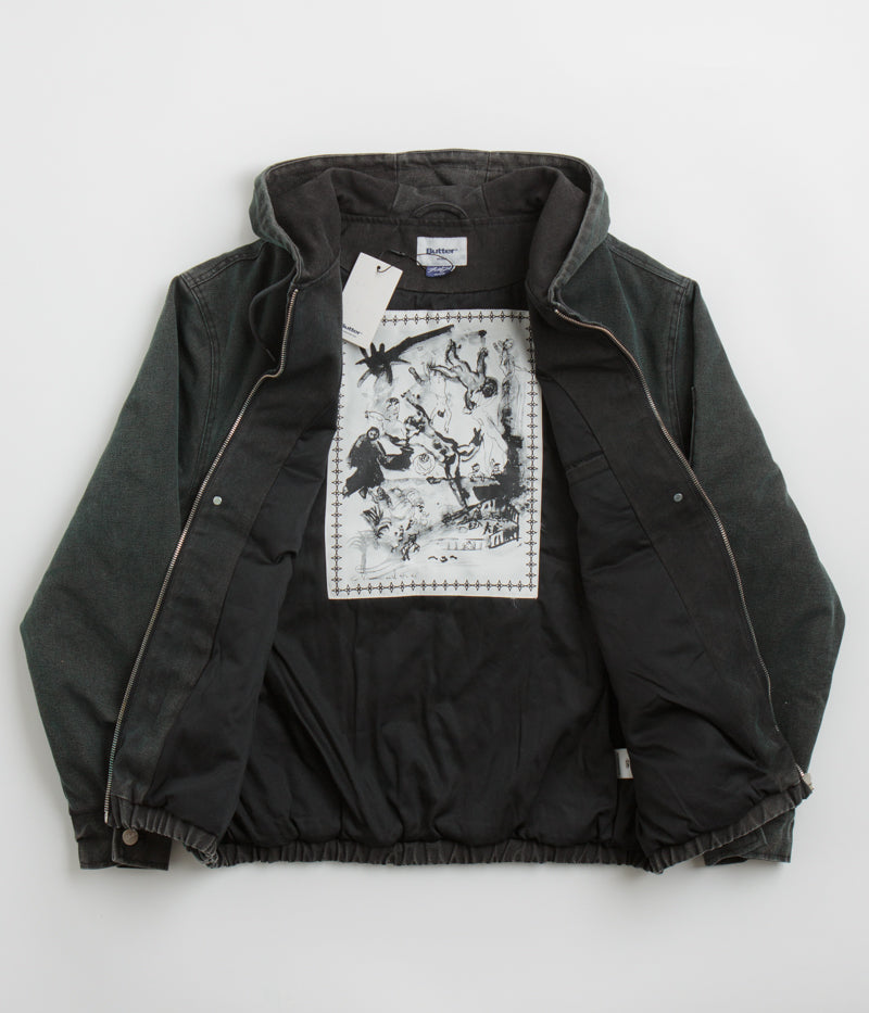 Butter Goods Davide Work Jacket - Stunning Washed Black