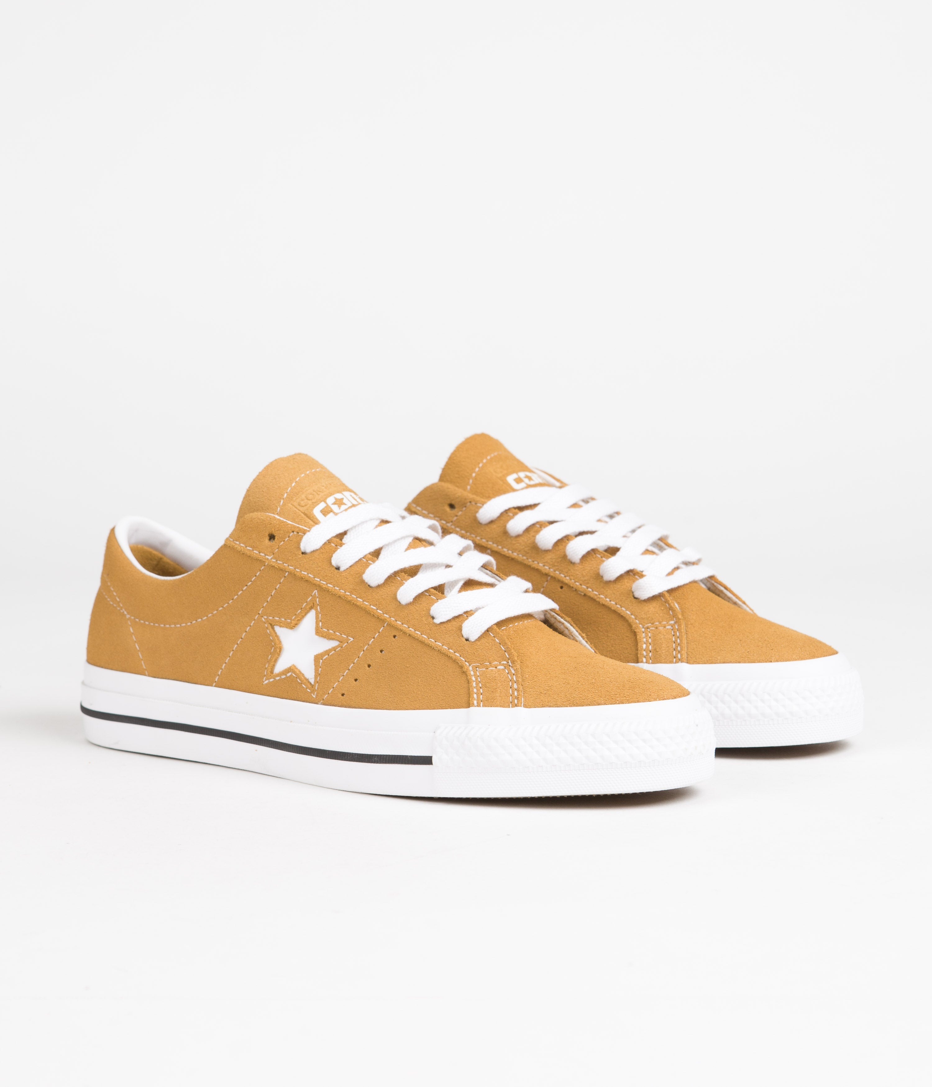 Converse One Star Pro Ox Shoes - Golden Sundial Bliss!