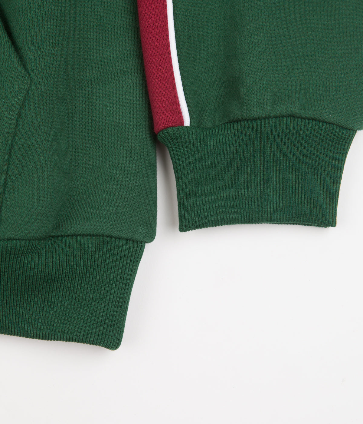 Cash Only Forest Green & Burgundy Panel Hoodie - A Must-Have!