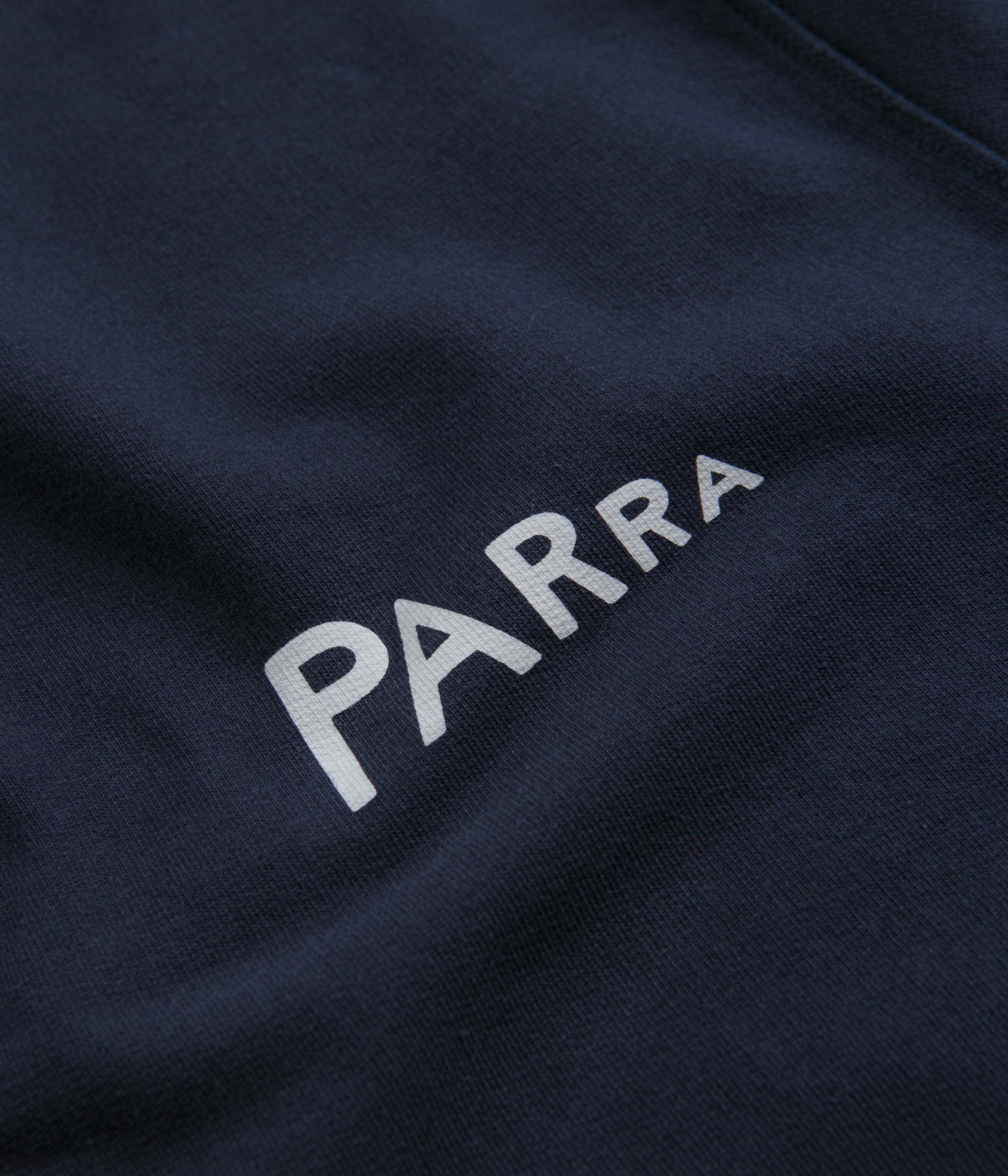 by Parra's Stunning Fancy Pigeon Crewneck Sweatshirt in Midnight Blue