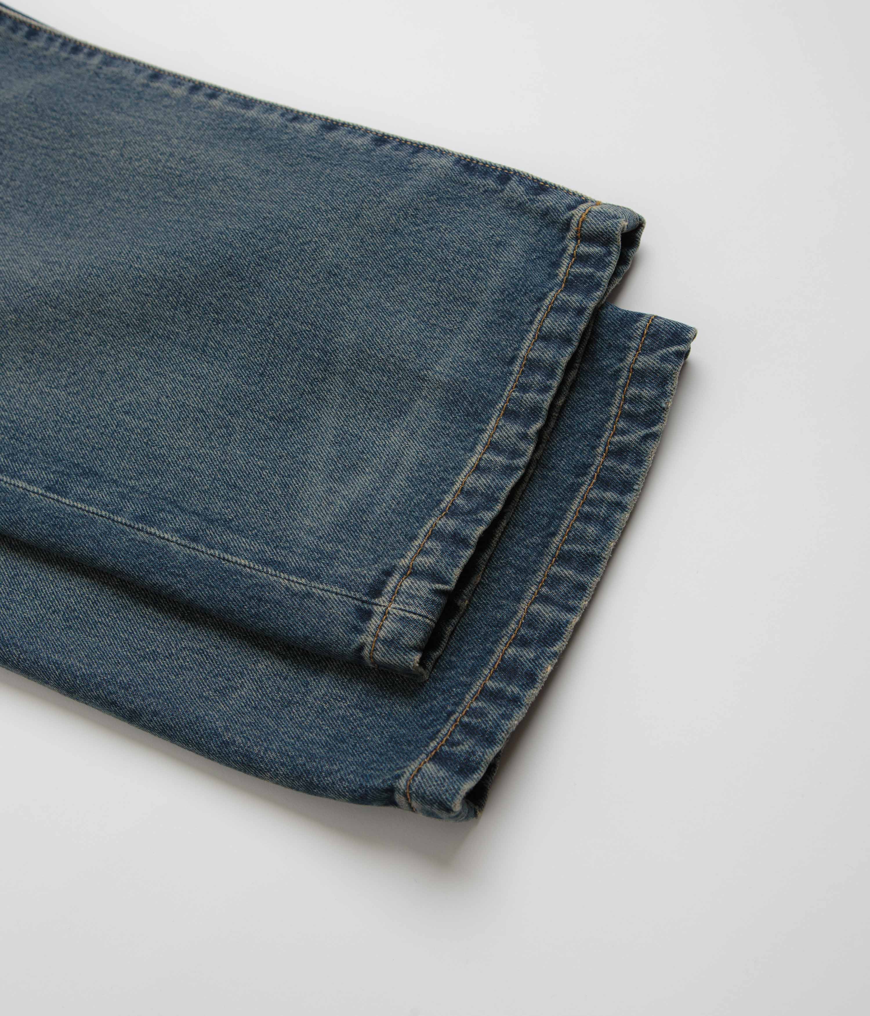 Carhartt Landon Blue Worn Wash Pants - Style with Durability!