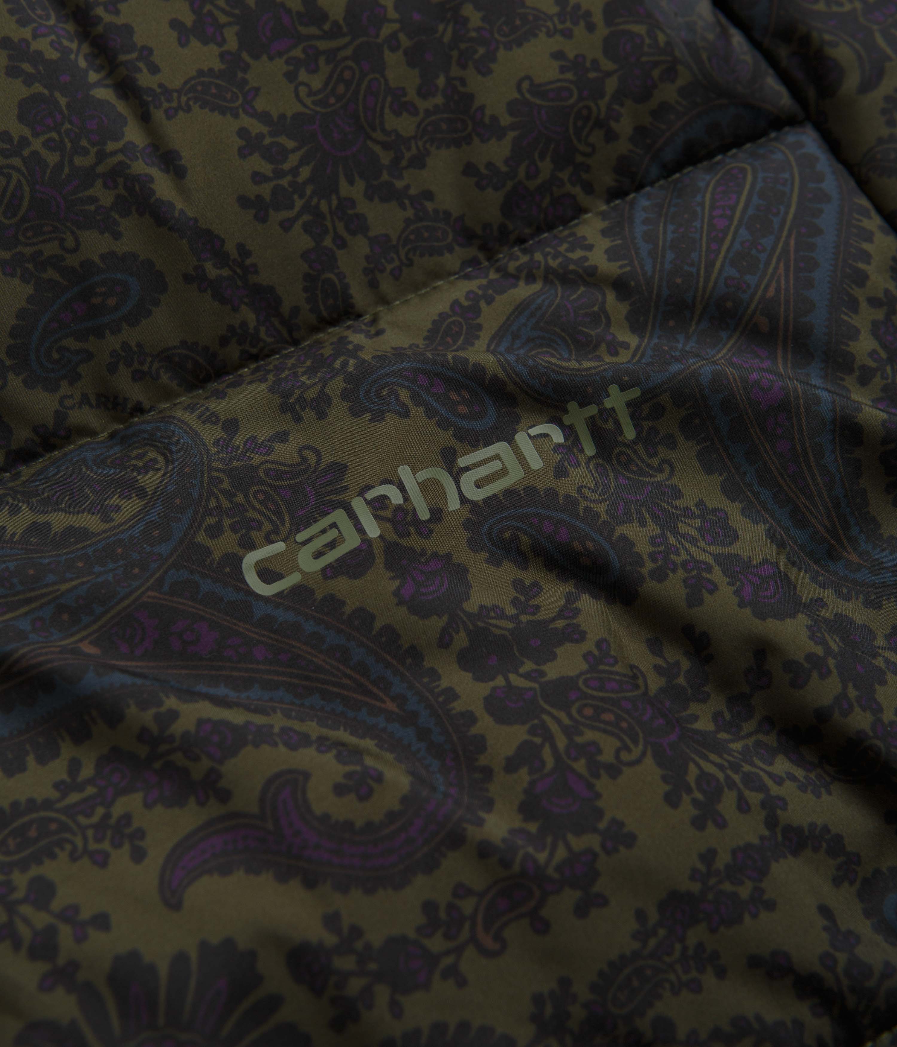 Carhartt Springfield Paisley Jacket - Stylish in Plant & Black