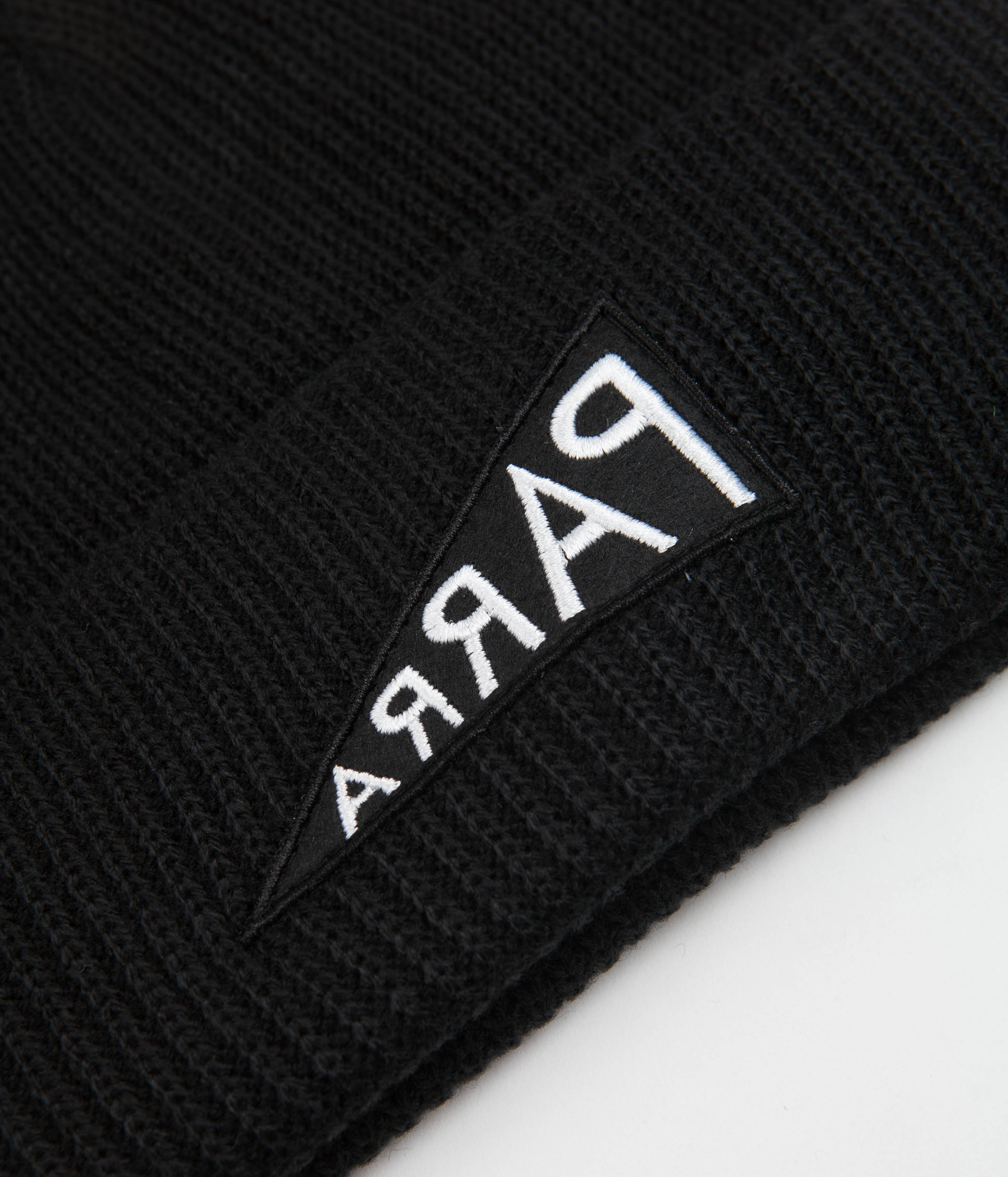 by Parra Black Mirrored Flag Logo Beanie - A Fashion Statement!