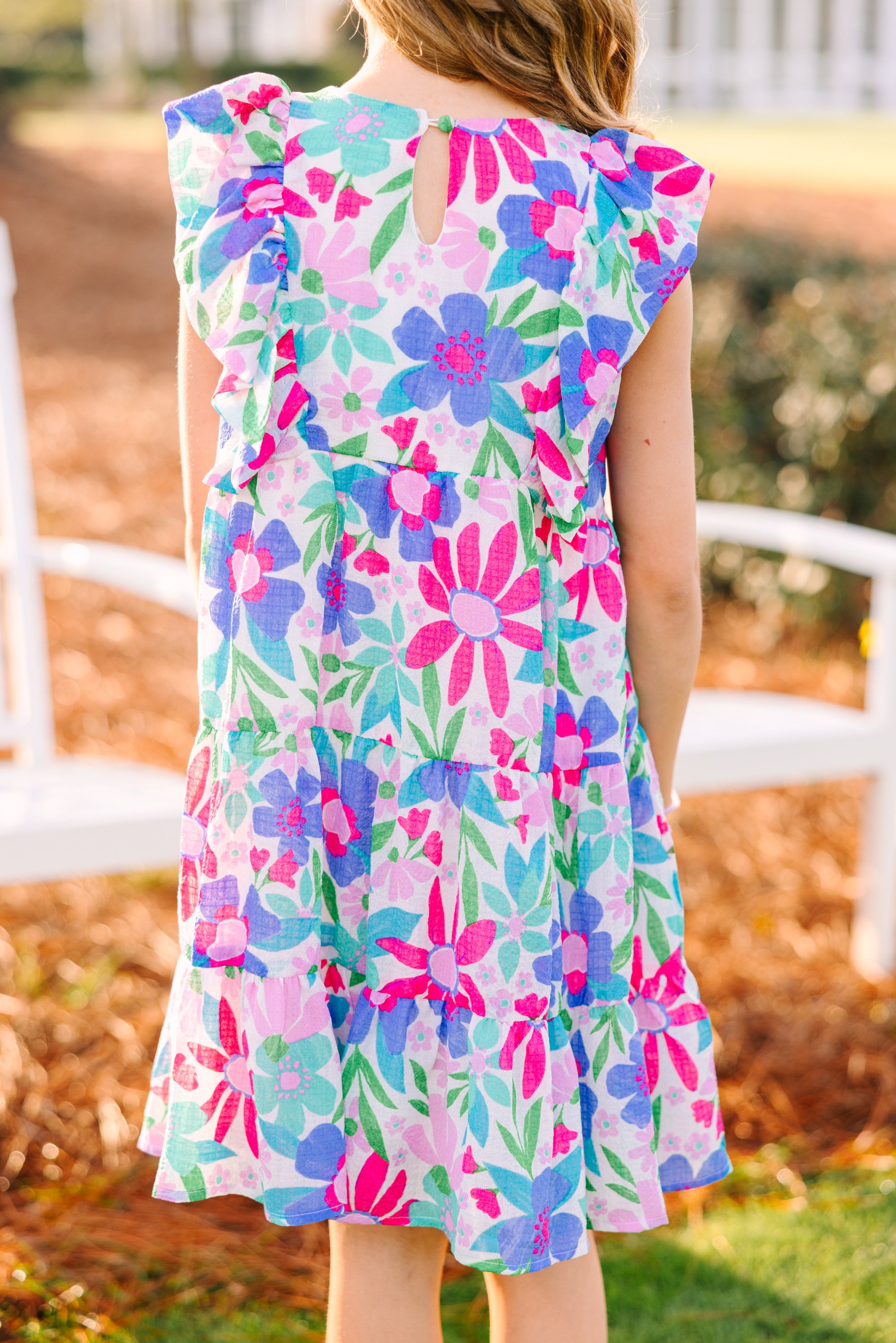 Girls' Pink Floral Dress: Get Ready to Shine!