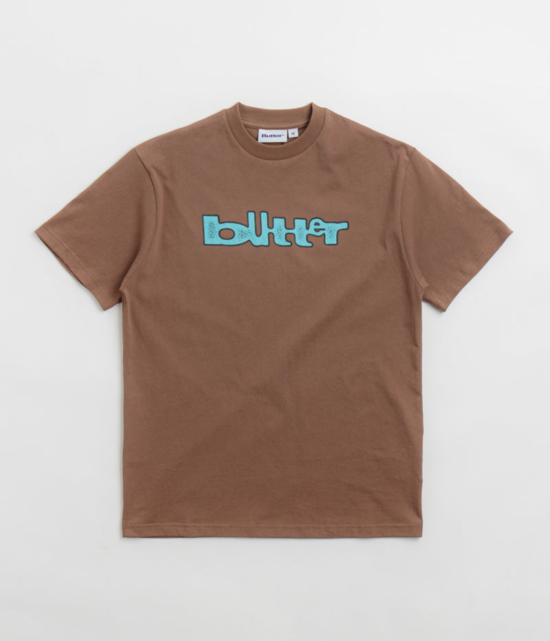 Butter Goods Stylish Brown Warped T-Shirt - Grab Yours Now!