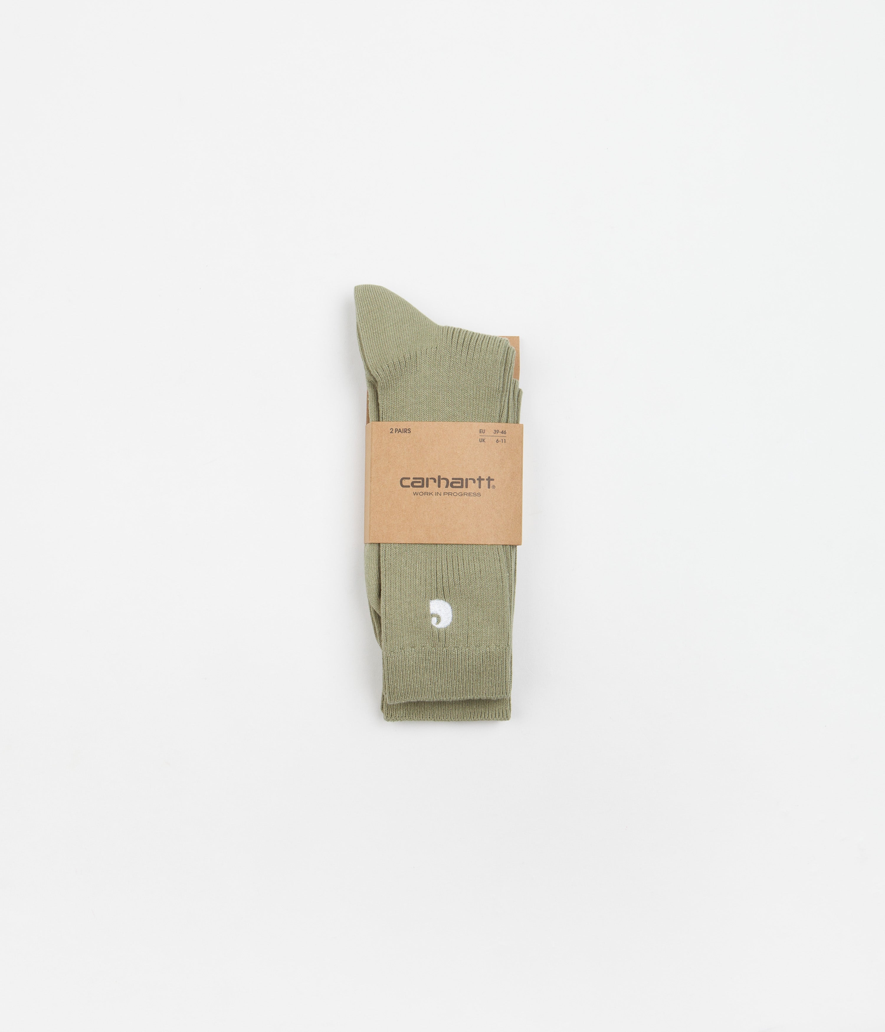 Get Your Hands on These Cool Carhartt Madison Socks (2-Pack) - Yucca/White!