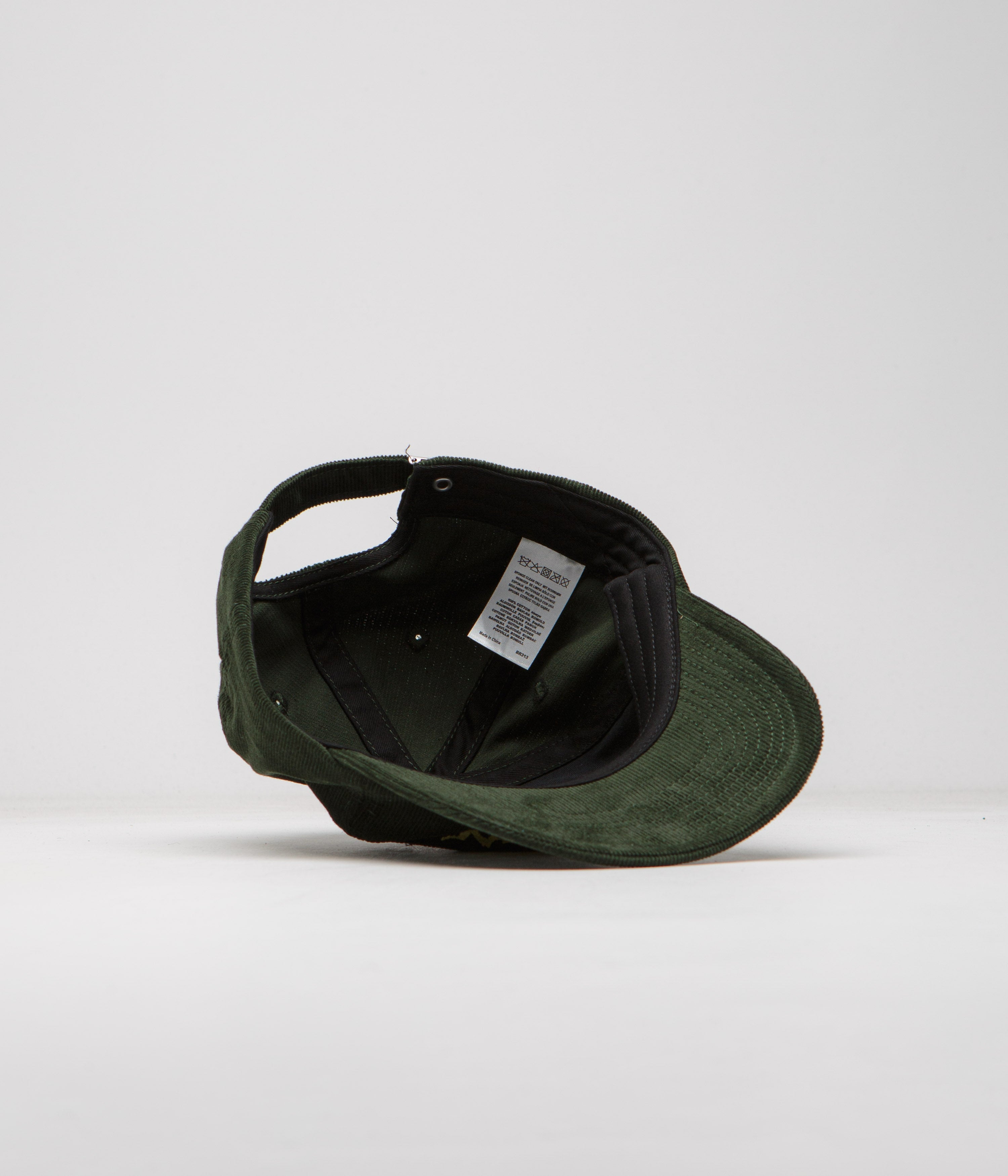 Olive Dungeon Corduroy Cap - A Skateboarder's Must-Have!