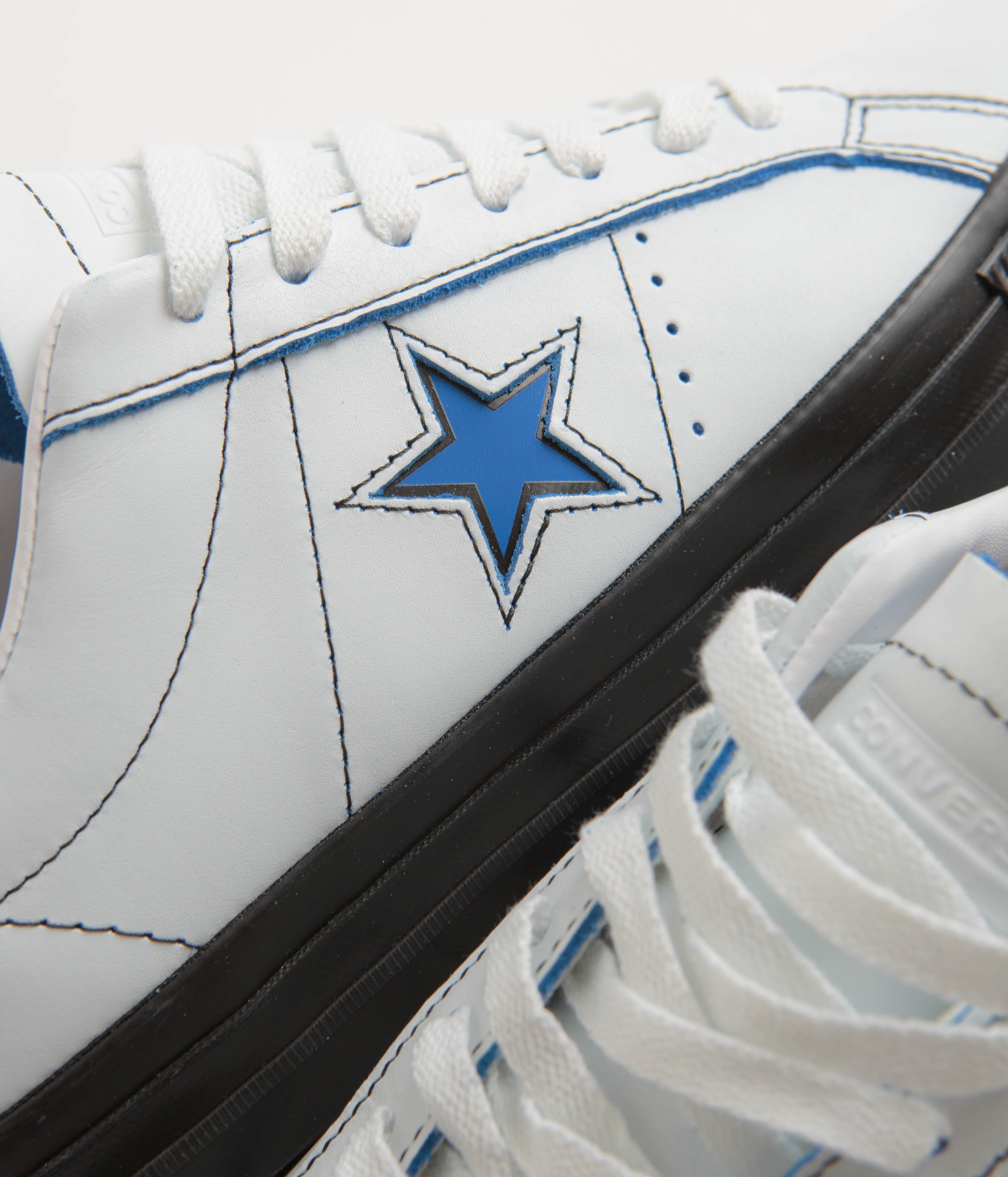 Converse One Star Pro Ox Eddie Cernicky Skate Shoes - White, Black & Kinetic Blue