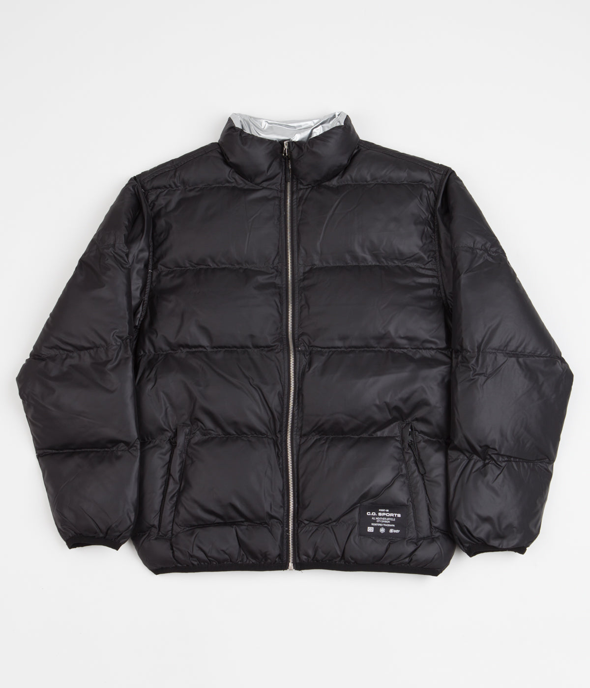 Cash Only Black Puffer Jacket - A Must-Have for Skate Enthusiasts