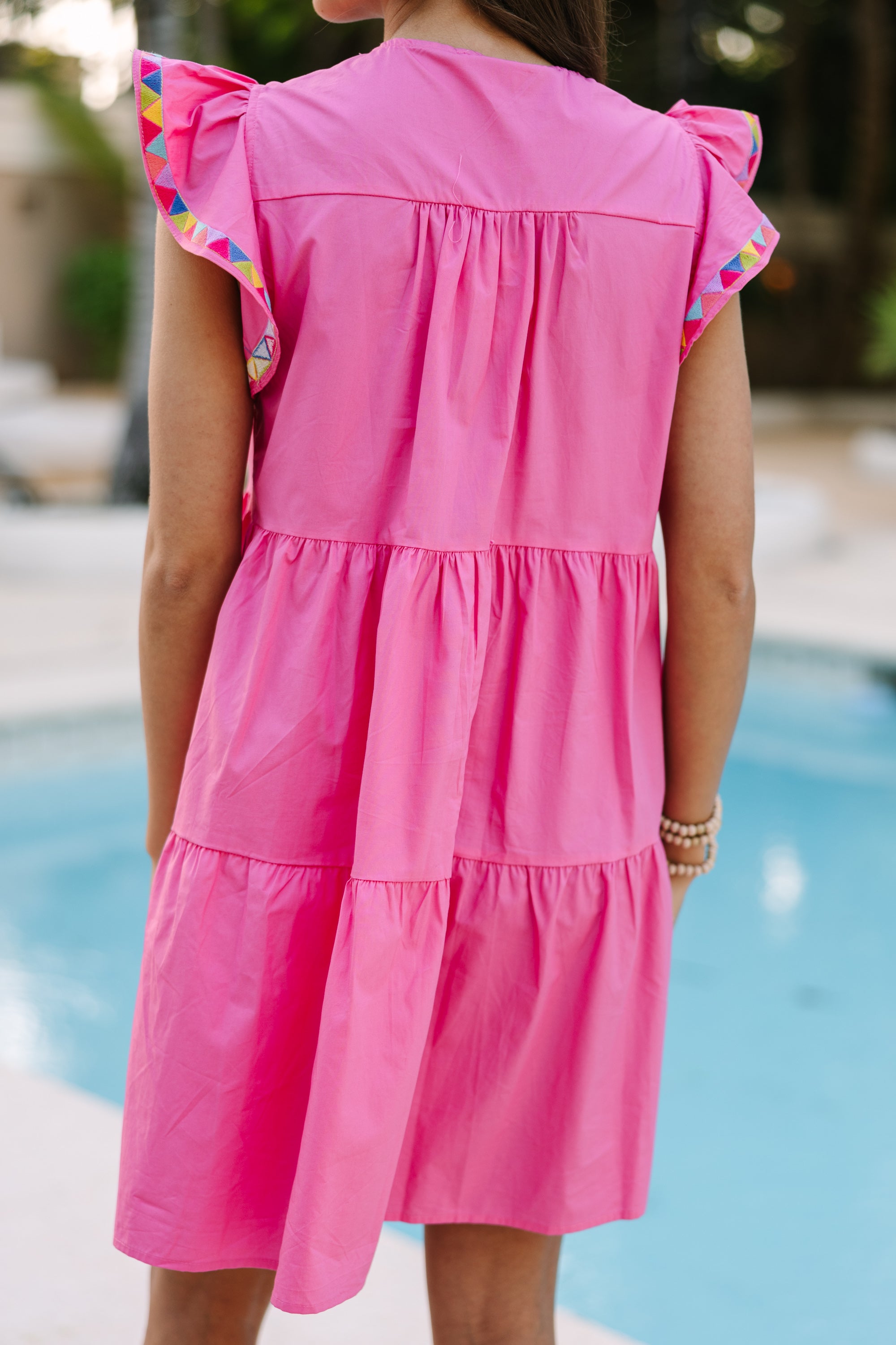 Enchanting Happy Life Pink Babydoll Dress