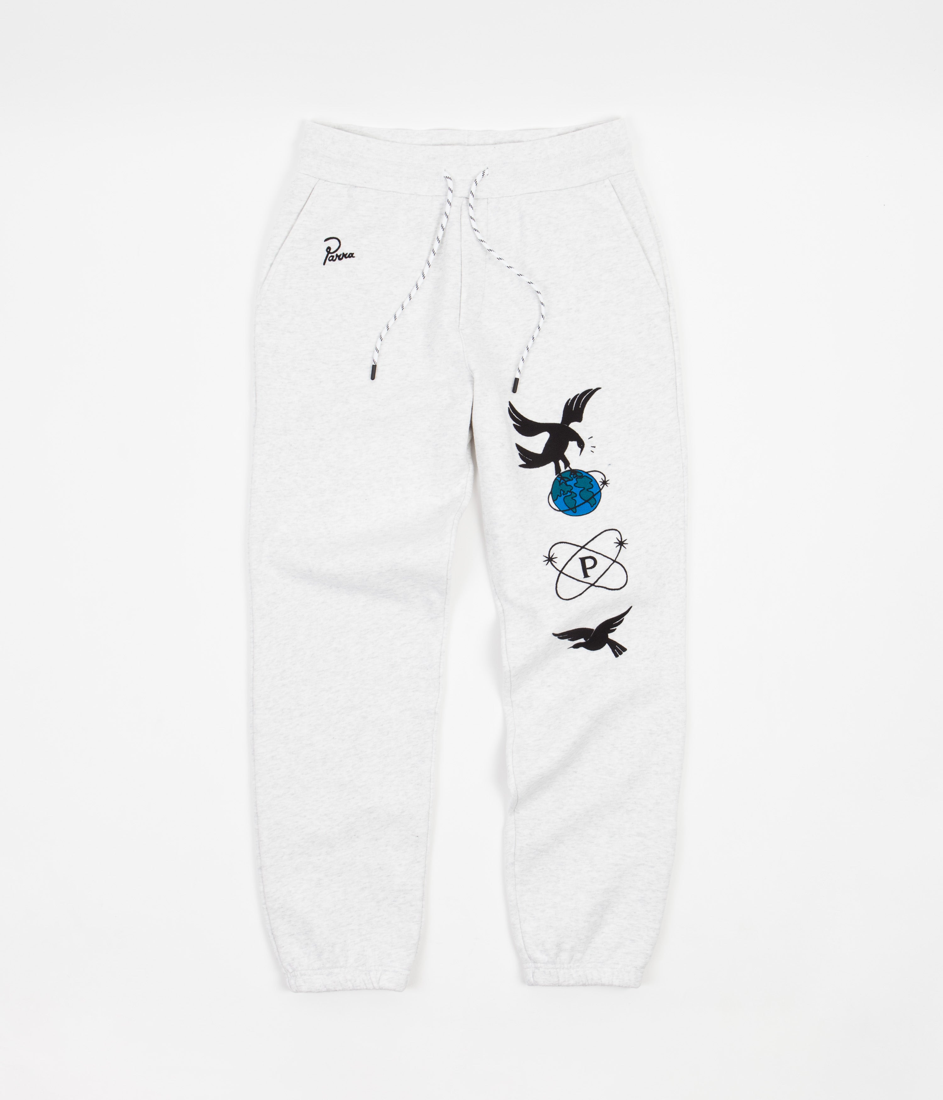 Parra Bird Systems Ash Grey Sweatpants - A Must-Have!