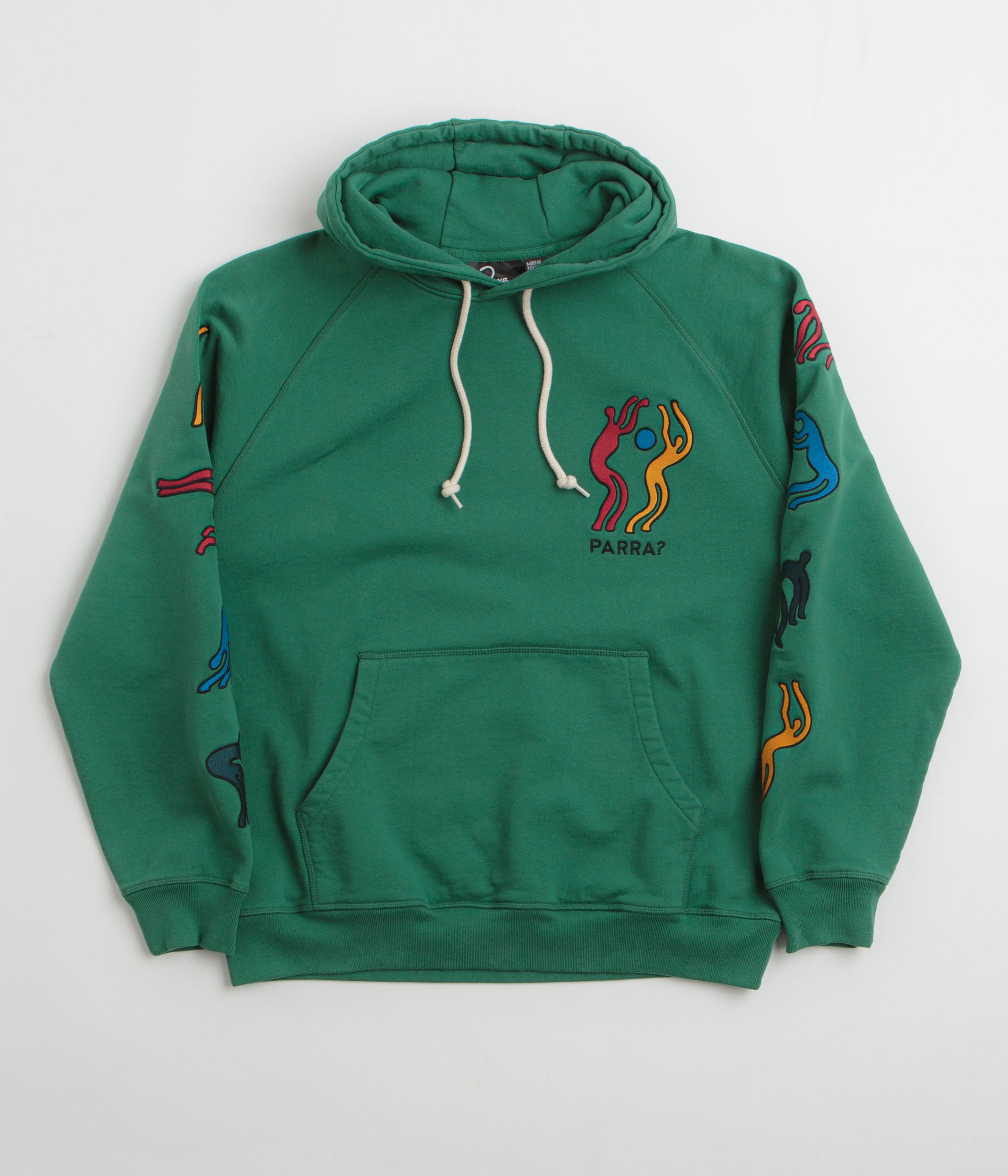 by Parra La Chambre Nuit Washed Green Hoodie - A Fashion Must-Have!