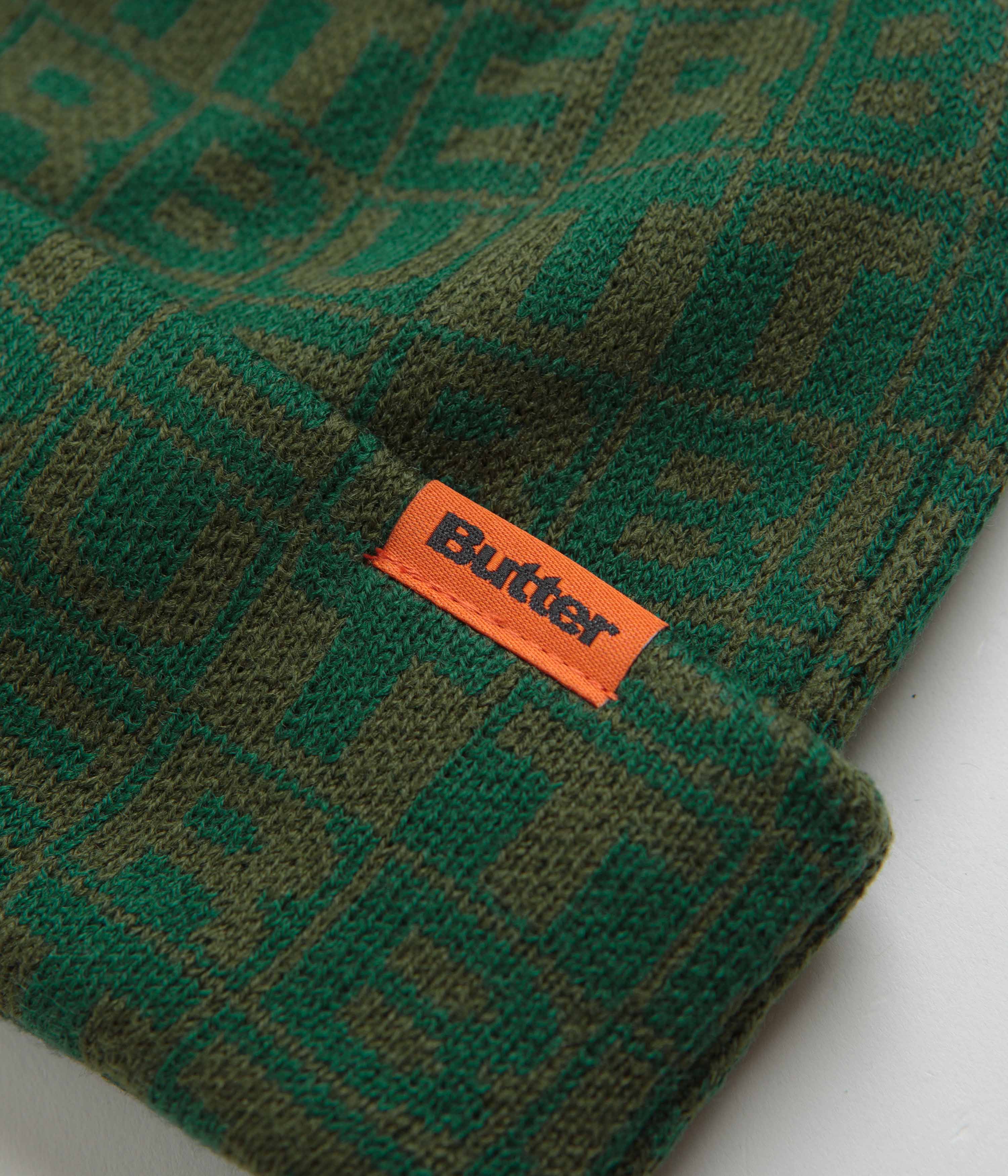 Stylish Green Butter Goods Tiles Beanie - Grab Yours Now!
